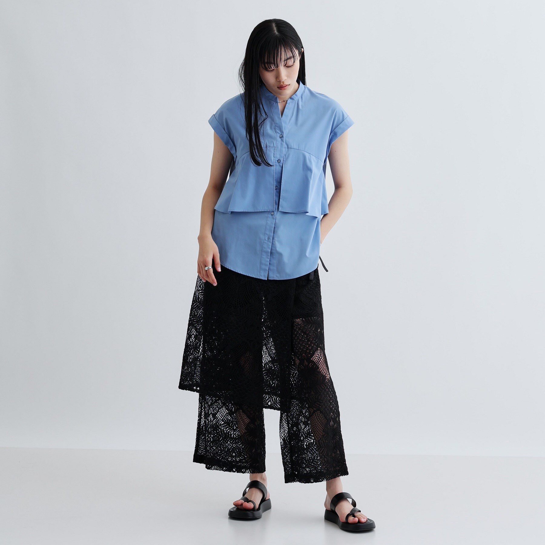 GALLEST「2WAYペプラムシャツ」|シャツ・ブラウス|