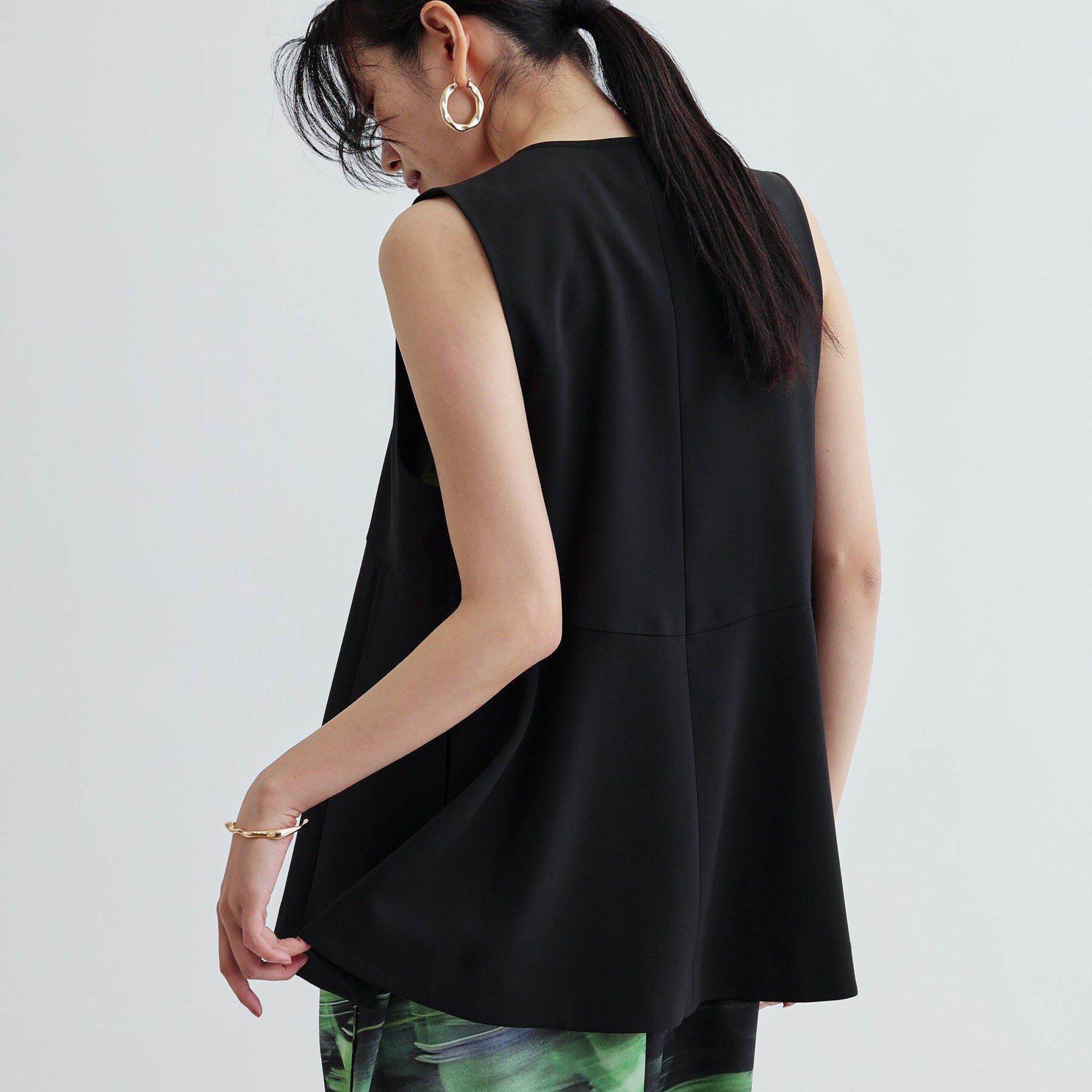 GALLEST「【セットアップ対応】イージーペプラムジレ」|ベスト・ジレ|