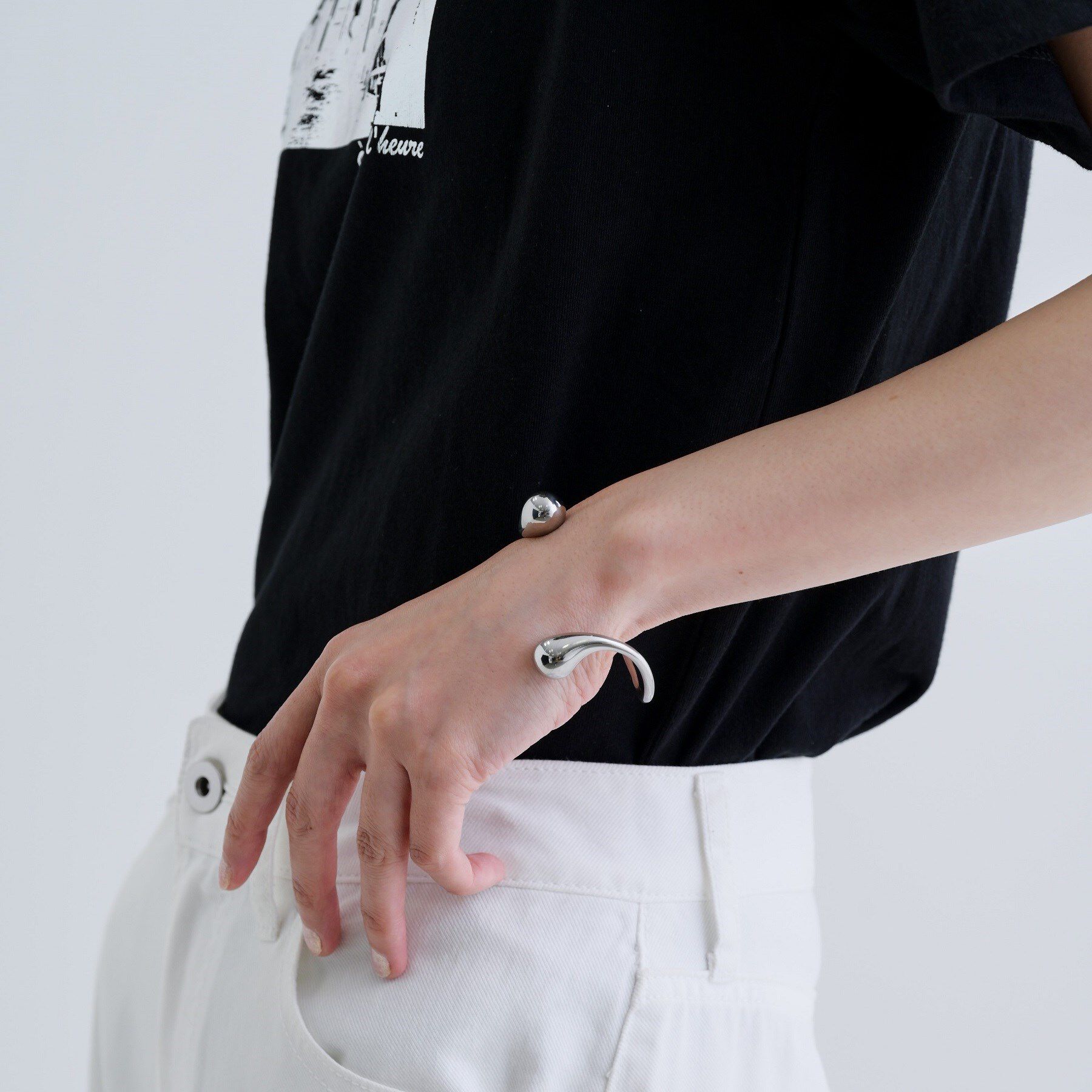 GALLEST「ドロップバングル」|ブレスレット・バングル|シルバー(006)