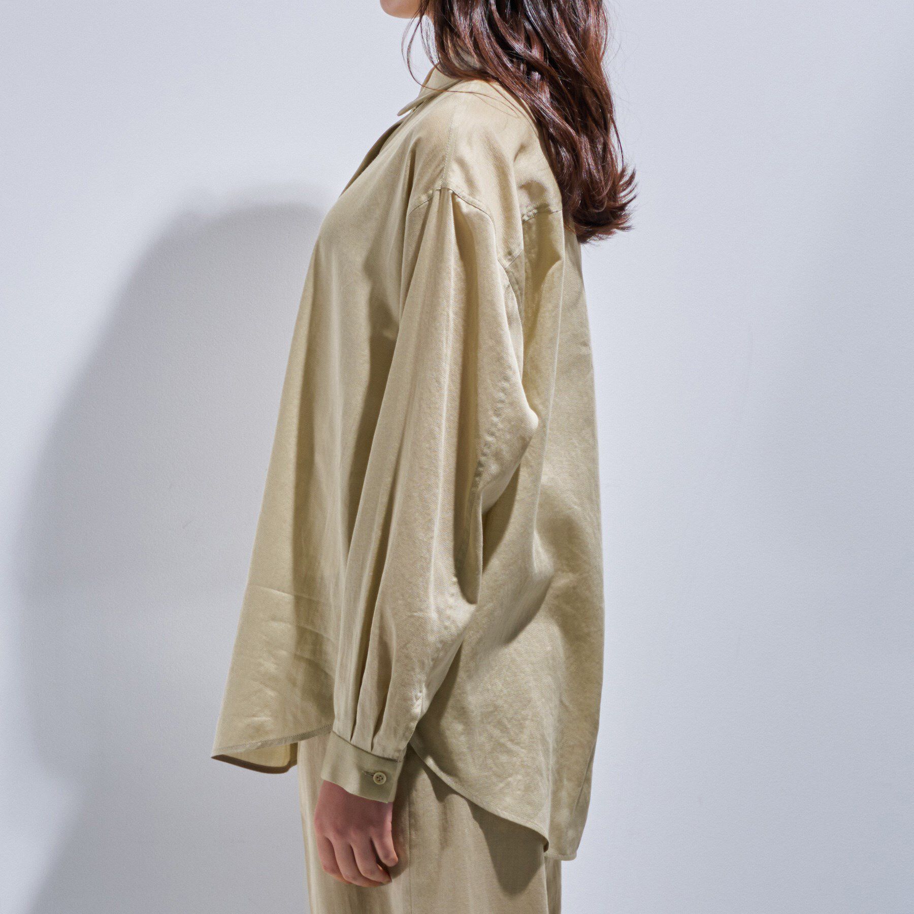 INDIVI「【日本製／SETUP可能】ガーゼ素材ブラウス」|シャツ・ブラウス|