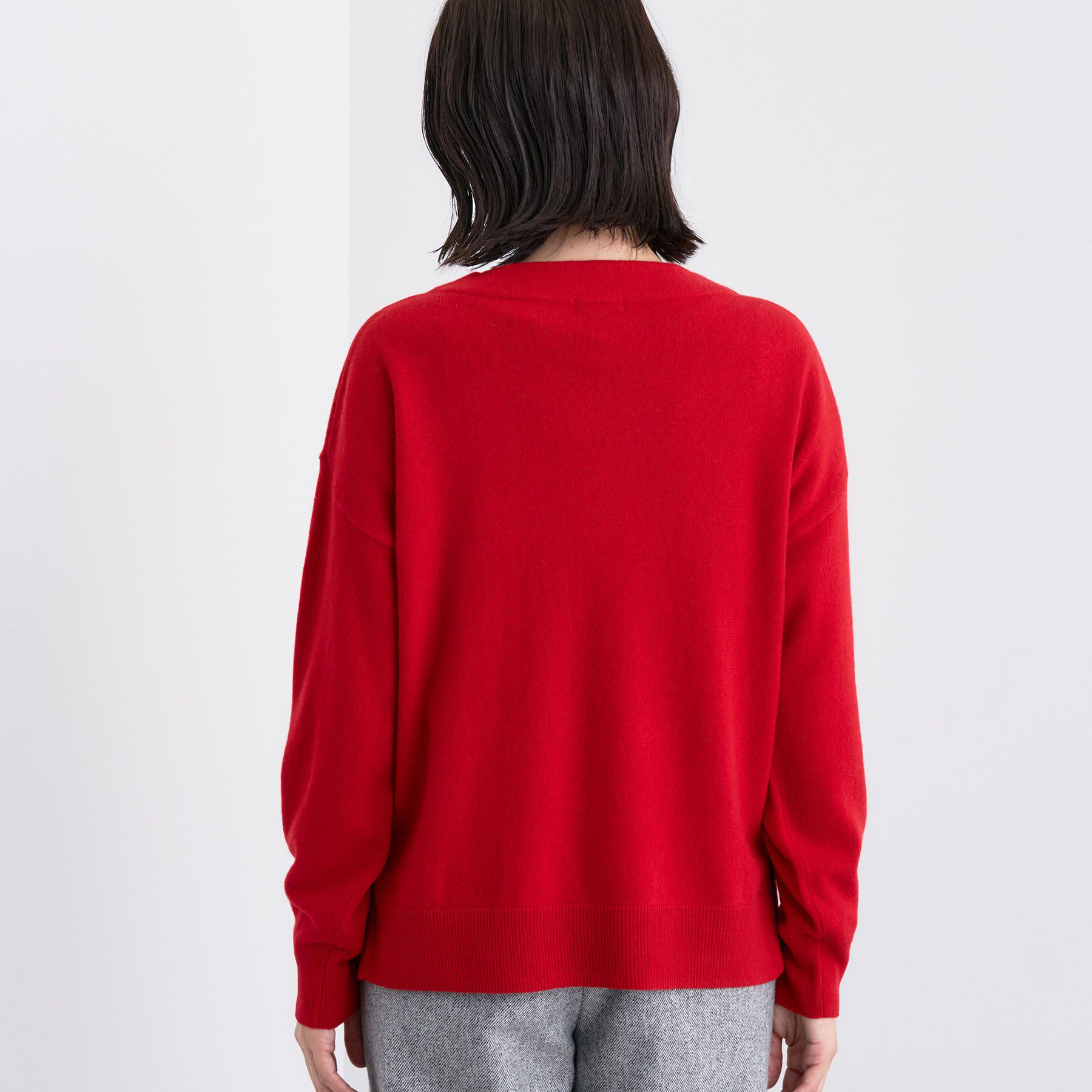 INDIVI「【洗える／カシミヤ混】ボトルネック ドルマンスリーブニット」|ニット・セーター|