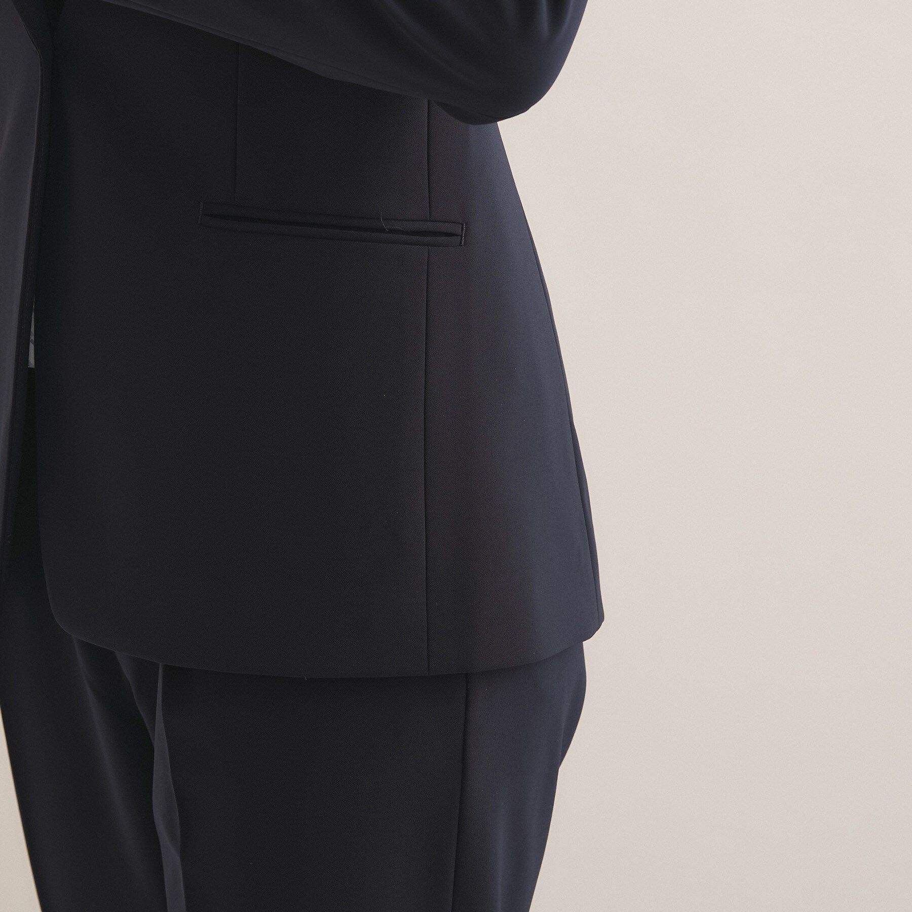 INDIVI「【通勤スーツ／洗える】ストレッチテーラードカラージャケット」|スーツ|