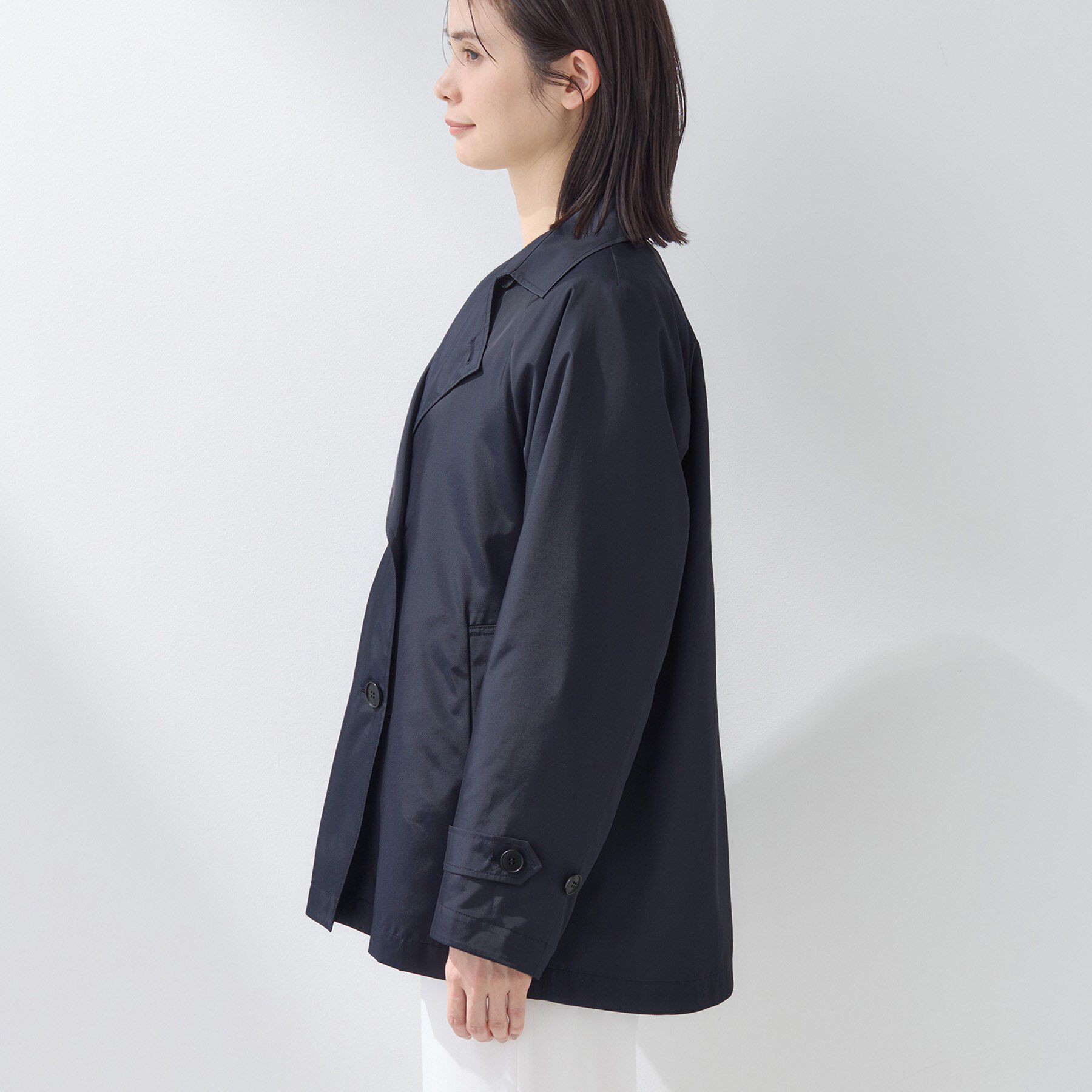 INDIVI「【撥水／UVケア／2WAY】超軽量ライナー付ライトトレンチコート」|トレンチコート|