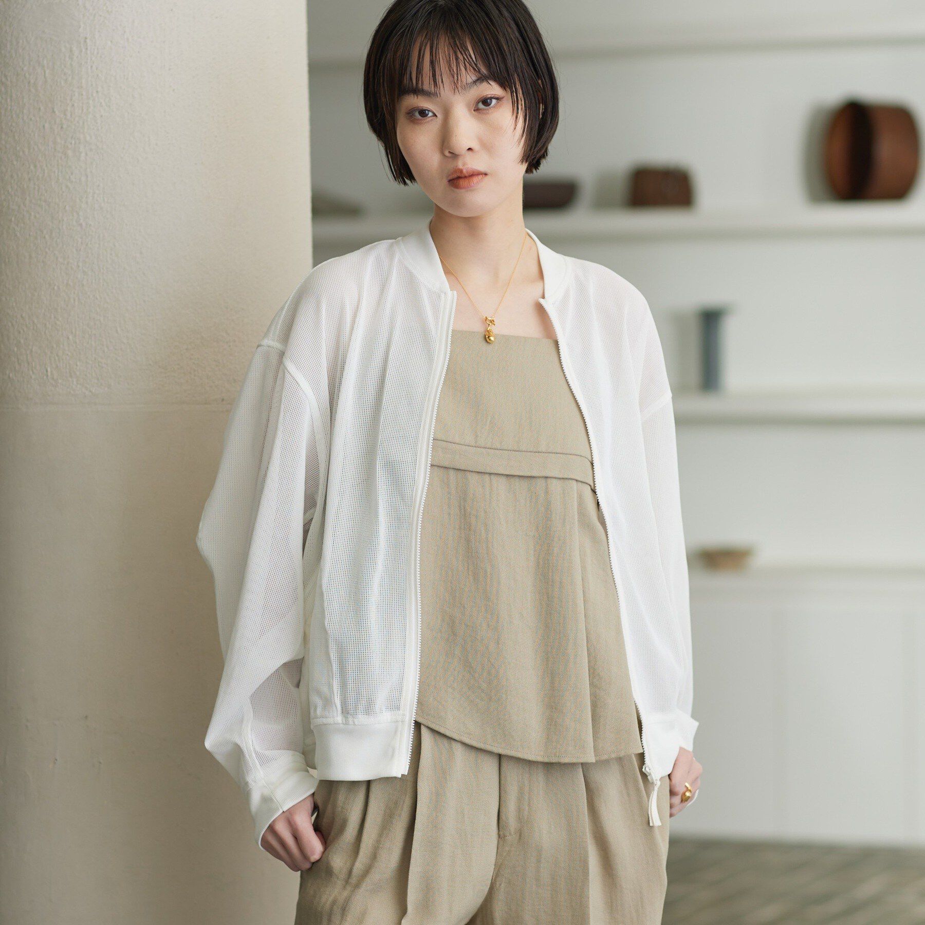 GALLEST「メッシュブルゾン」|ブルゾン・スタジャン|