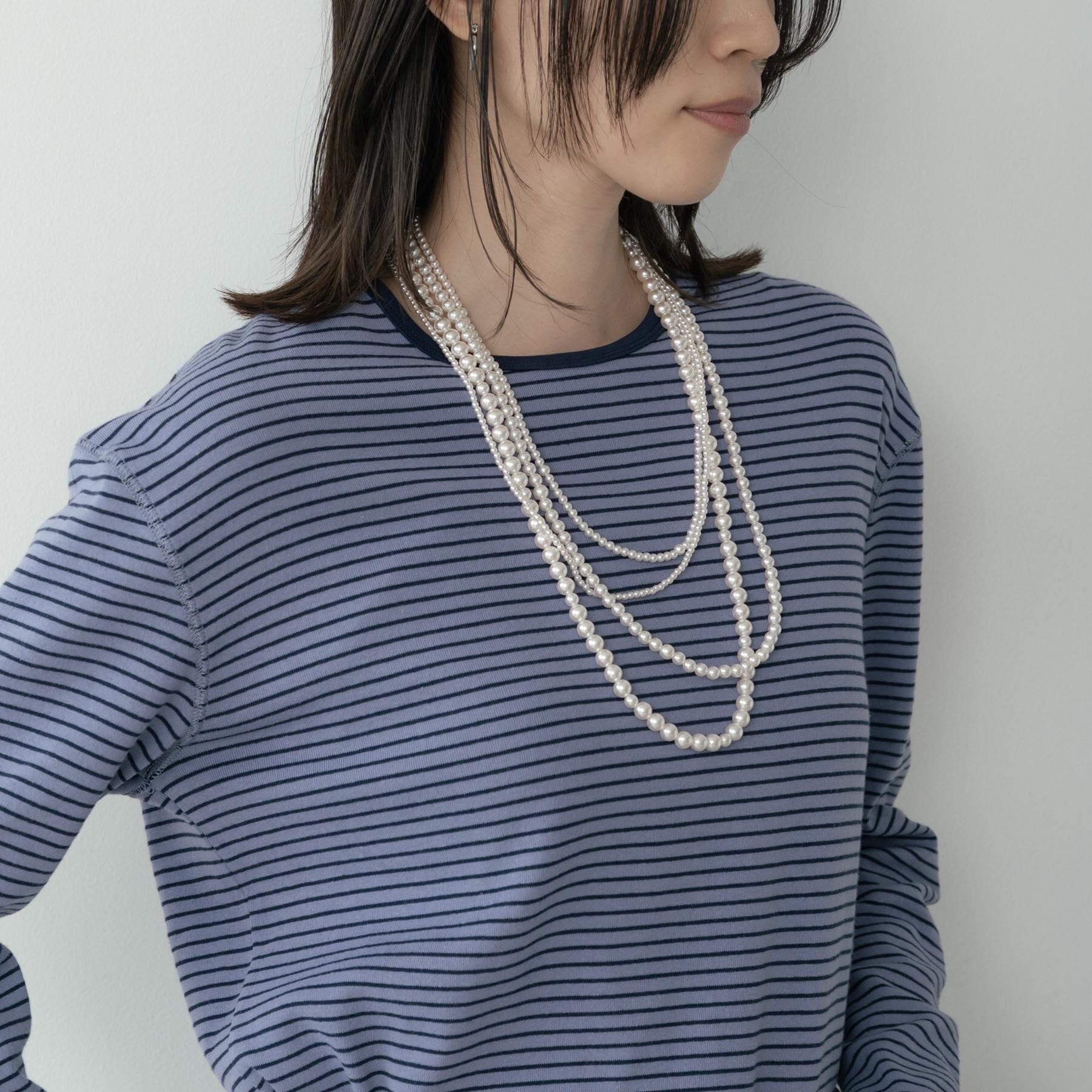 GALLEST「マルチストリングパール調ネックレス」|ネックレス|