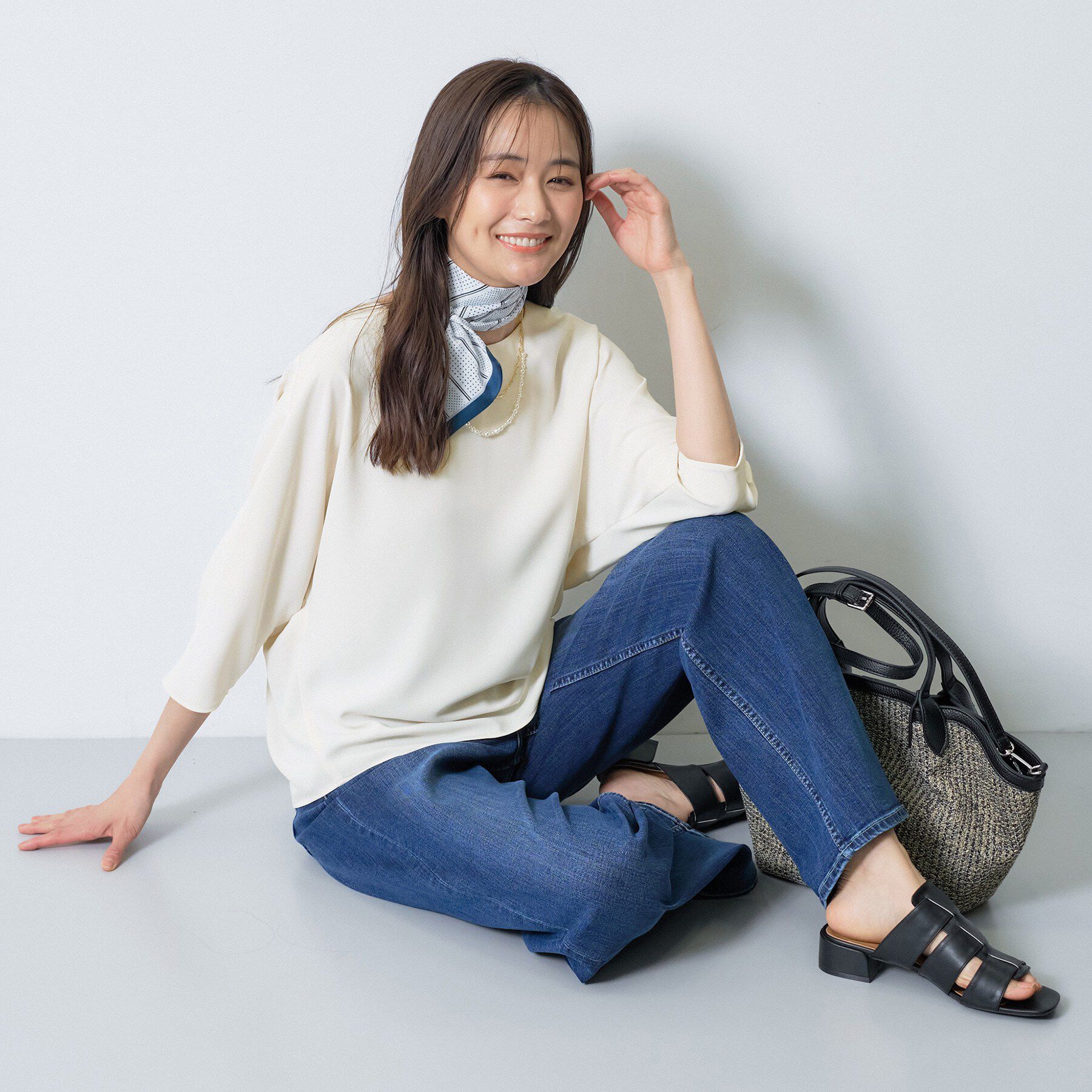 INDIVI「【さらに軽く軽快！／着る日傘】ドルマントップス」|シャツ・ブラウス|