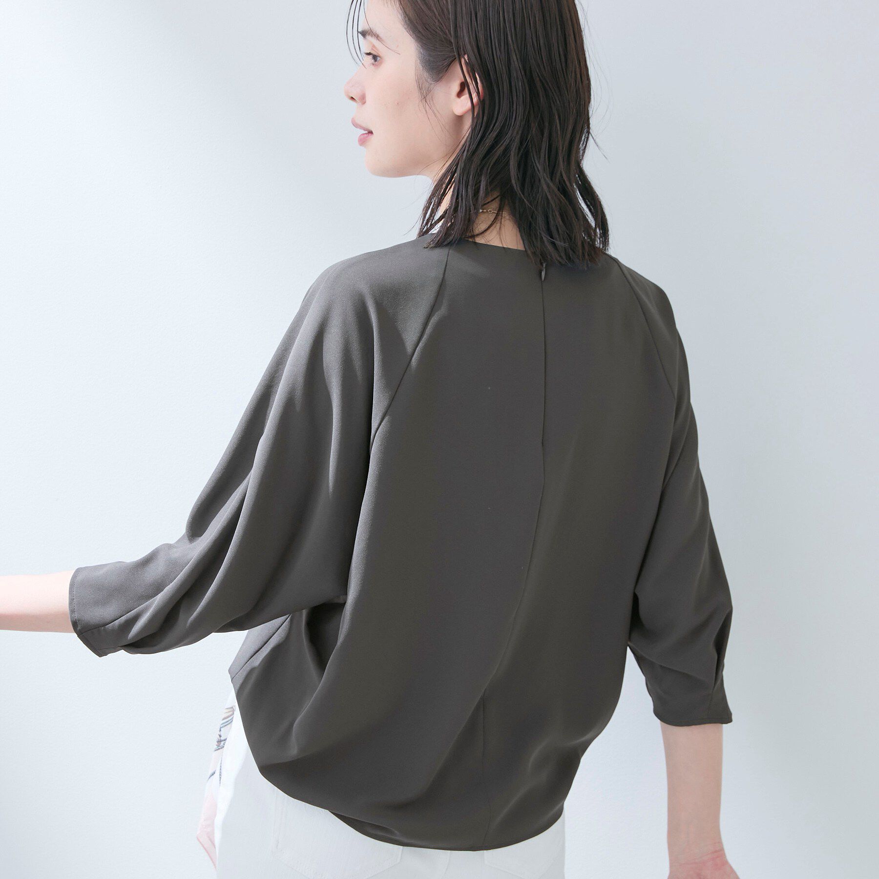 INDIVI「【さらに軽く軽快！／着る日傘】ドルマントップス」|シャツ・ブラウス|