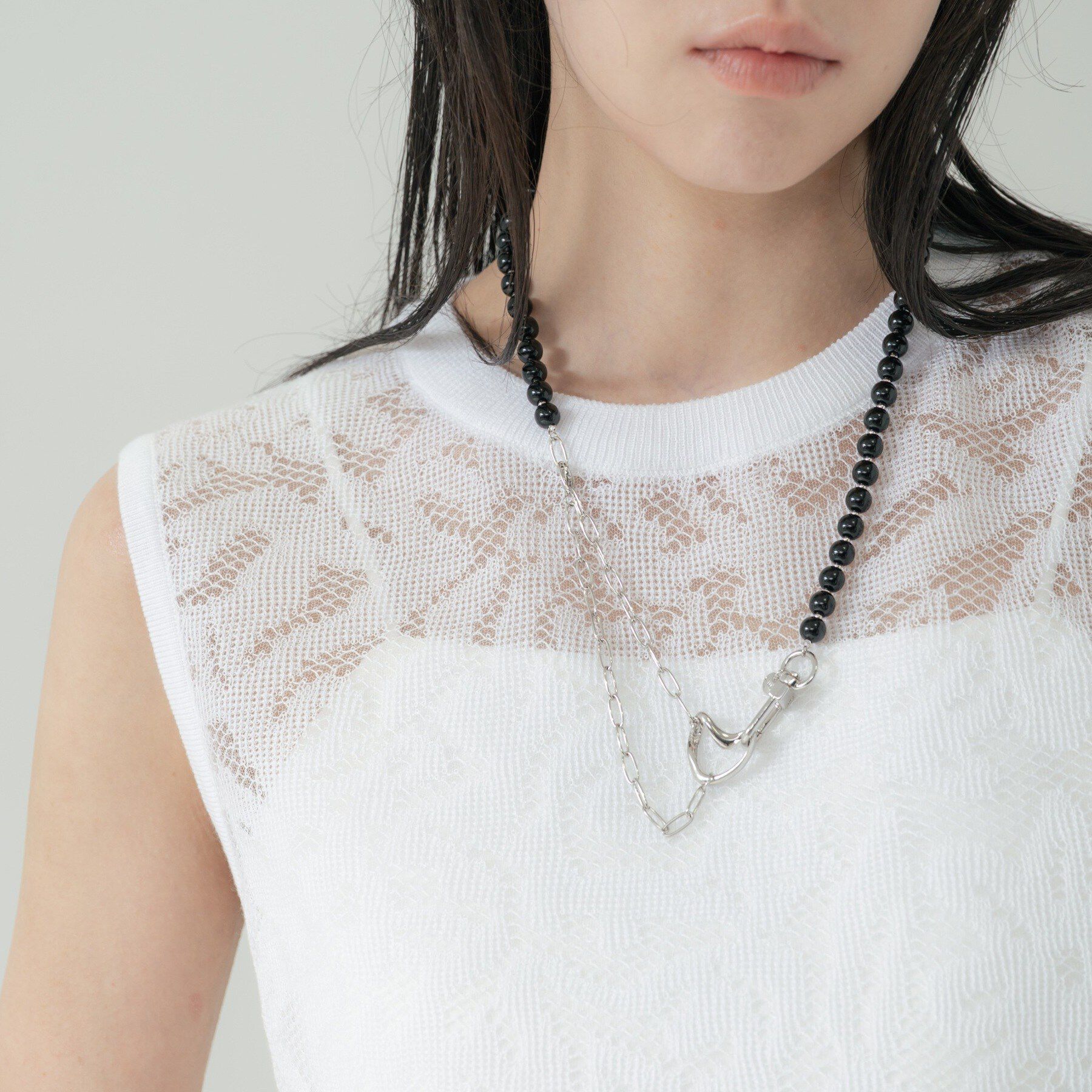 GALLEST「スリーブレスレースニット」|ニット・セーター|