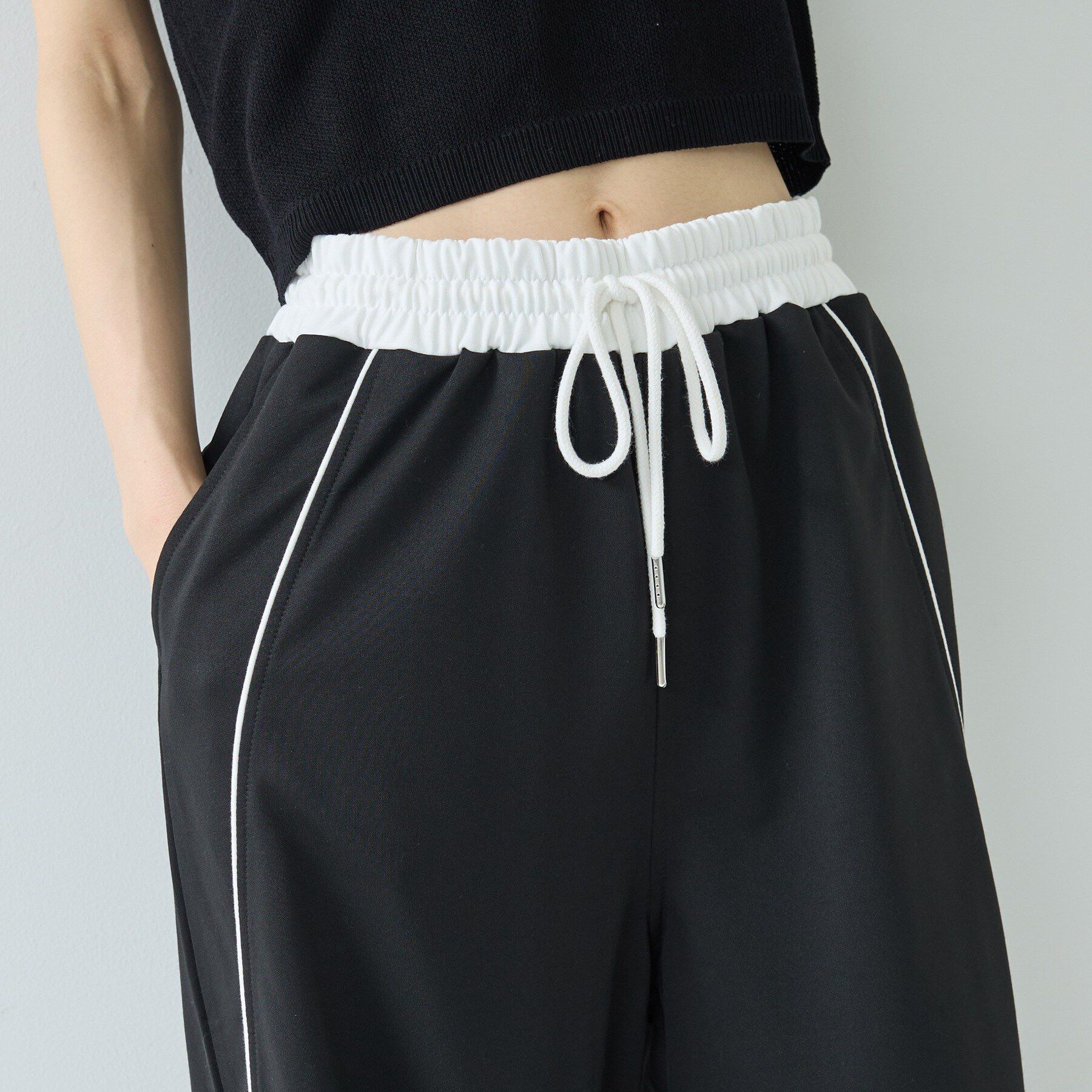 GALLEST「【一部店舗限定】パイピング裏毛ワイドパンツ」|その他|