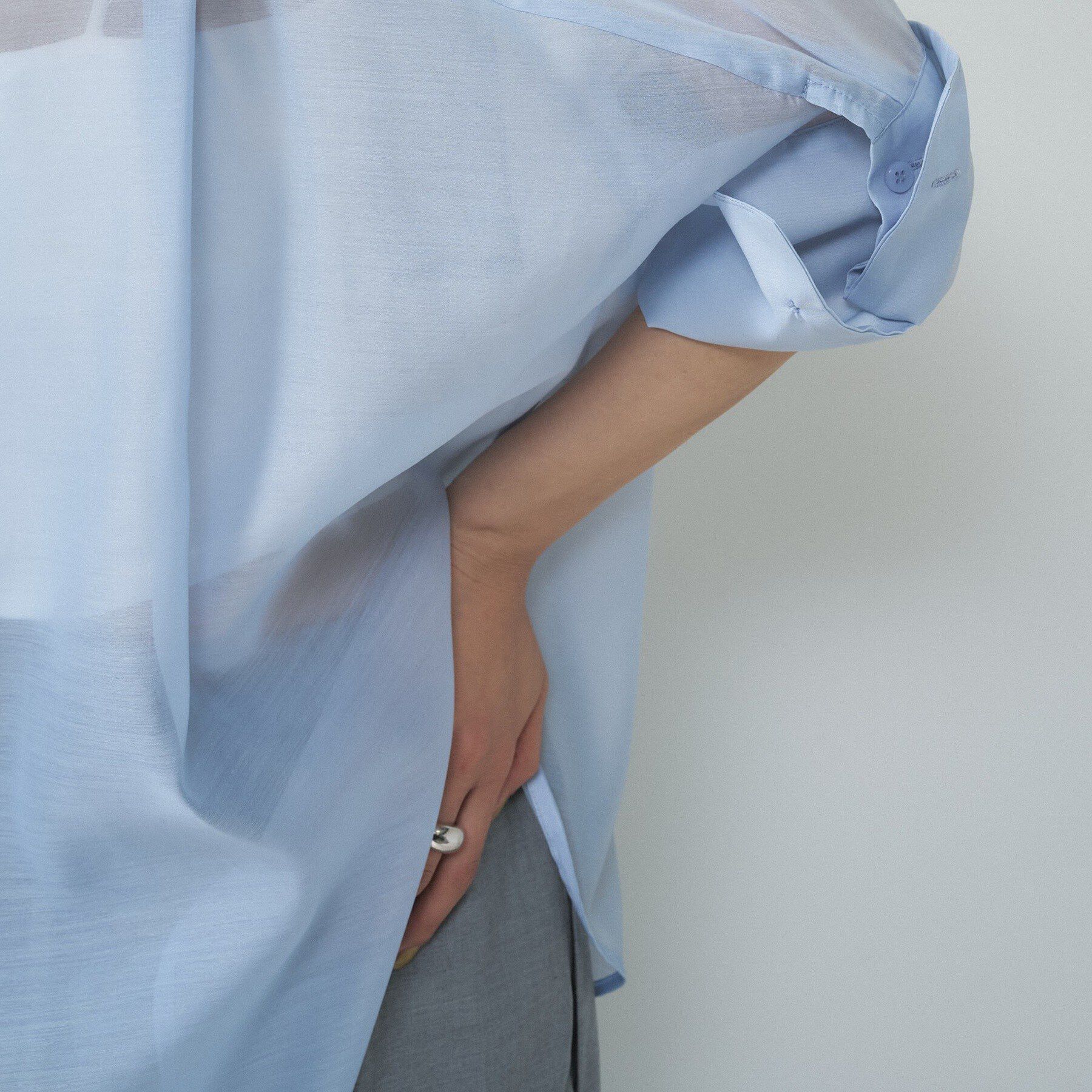 GALLEST「シアーコクーンブラウス」|シャツ・ブラウス|