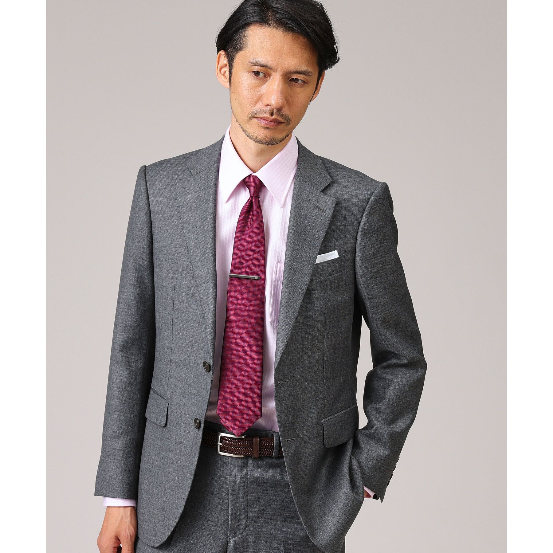 TAKEO KIKUCHI「【Made in JAPAN】矢絣（やがすり）シルクネクタイ」|ネクタイ・蝶ネクタイ|