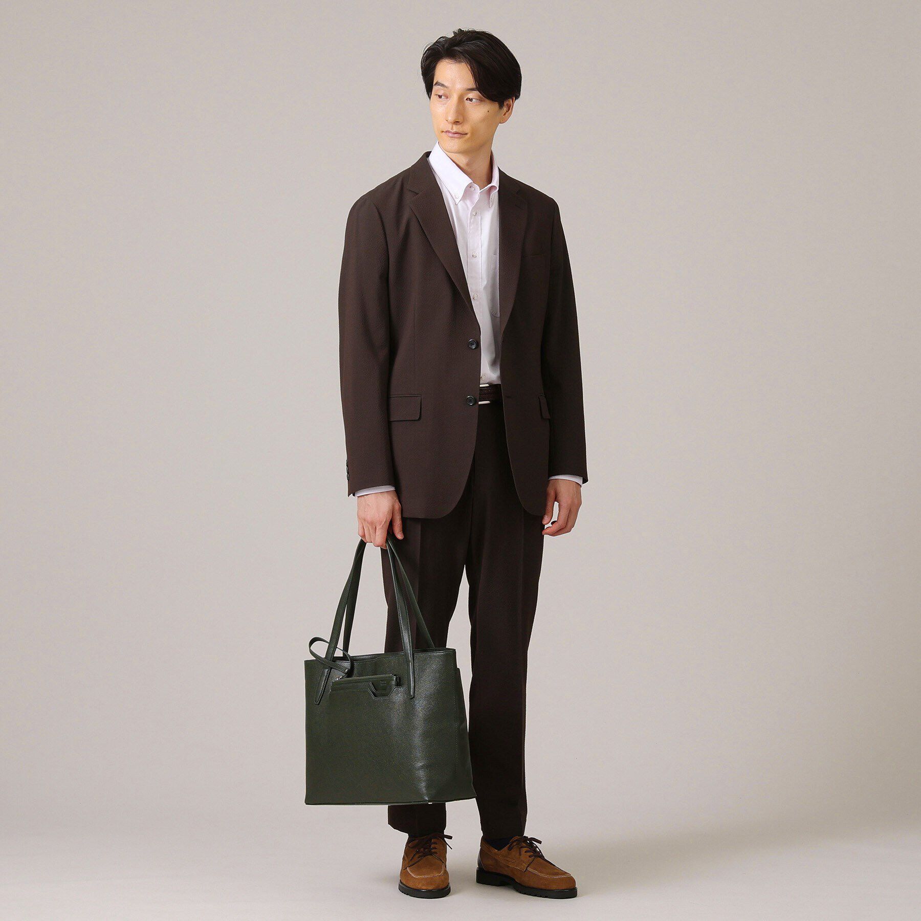 TAKEO KIKUCHI「【ポーチ付き】シュリンクレザートートバッグ」|トートバッグ|