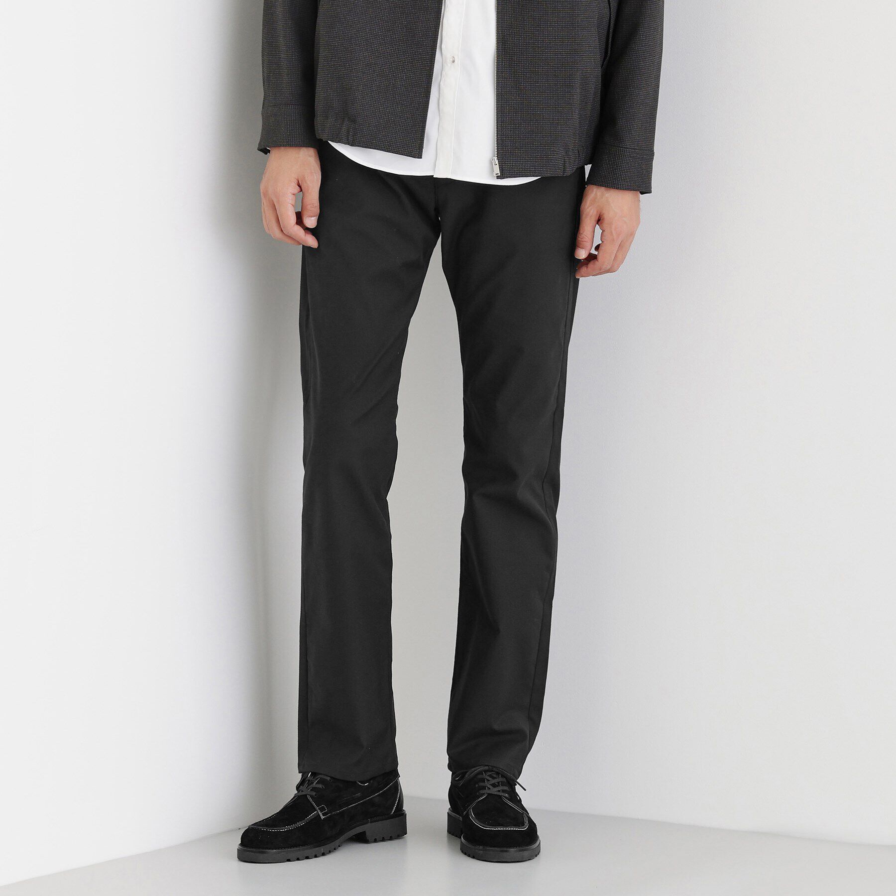 TAKEO KIKUCHI「【Made in JAPAN】播州織 ストレッチ パンツ」|その他|ブラック(019)