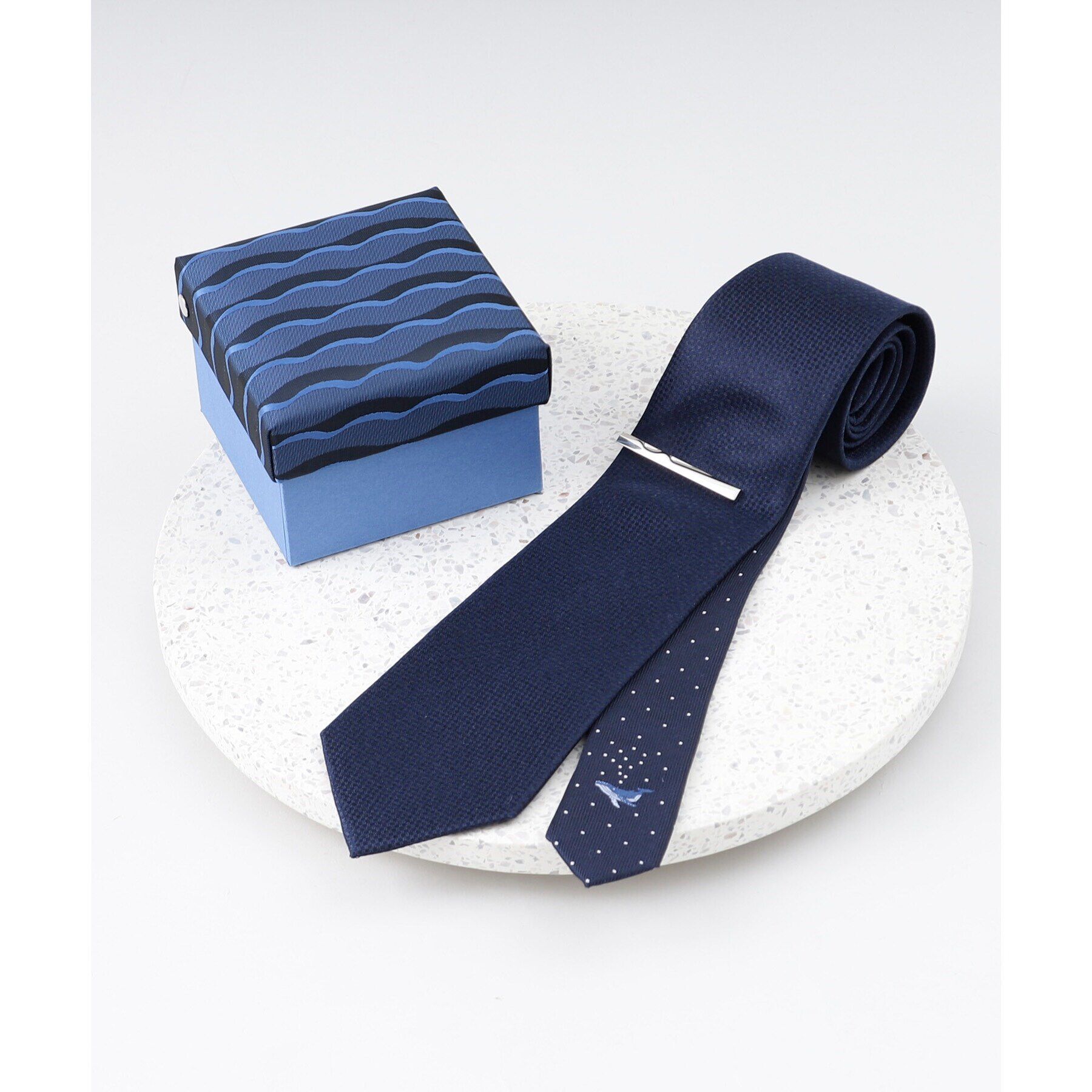 TAKEO KIKUCHI「【BOXセット】Sea Creatures ネクタイ＆タイバー」|ネクタイ・蝶ネクタイ|