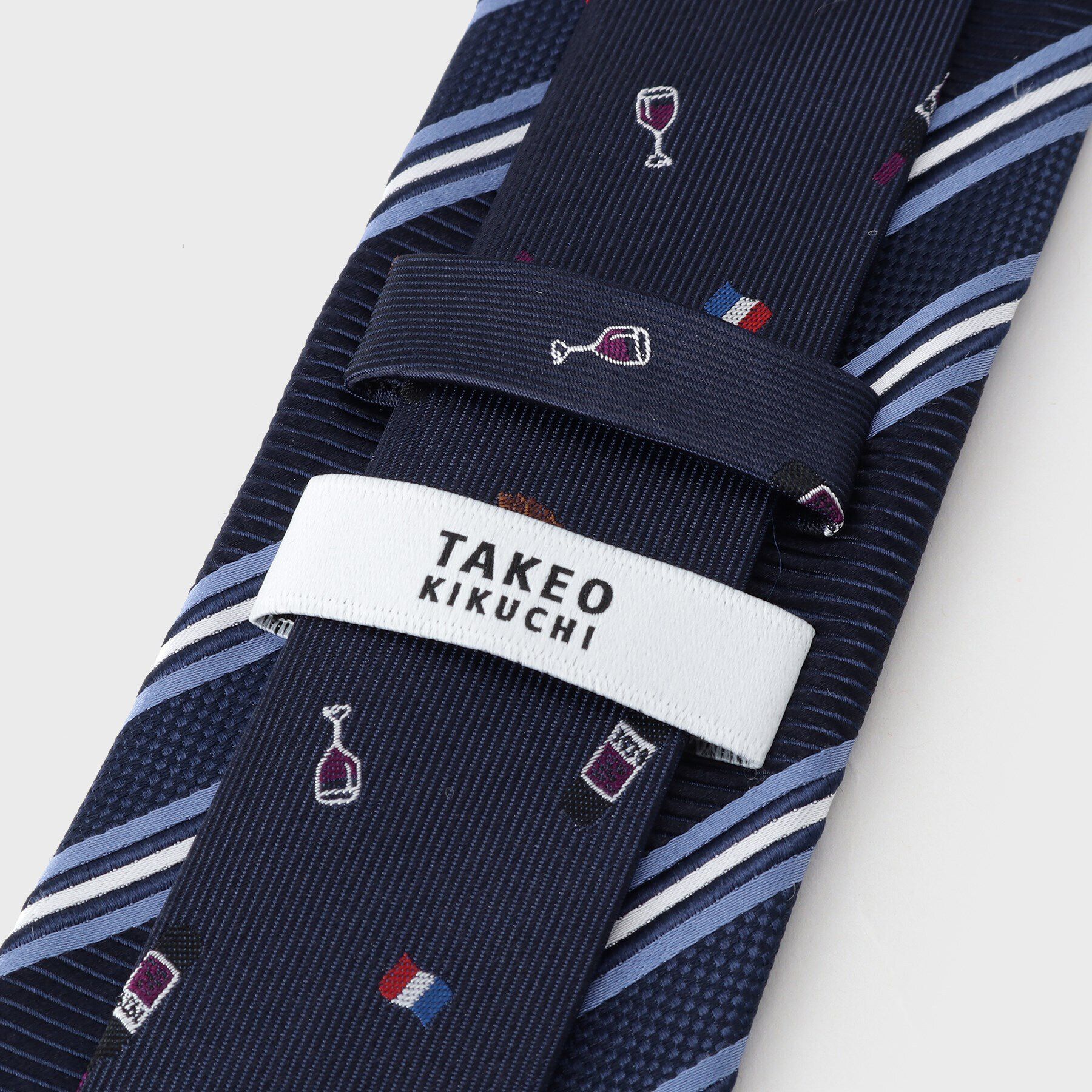 TAKEO KIKUCHI「【会話の増えるネクタイ】ベーシックストライプ　チェンジタイ」|ネクタイ・蝶ネクタイ|