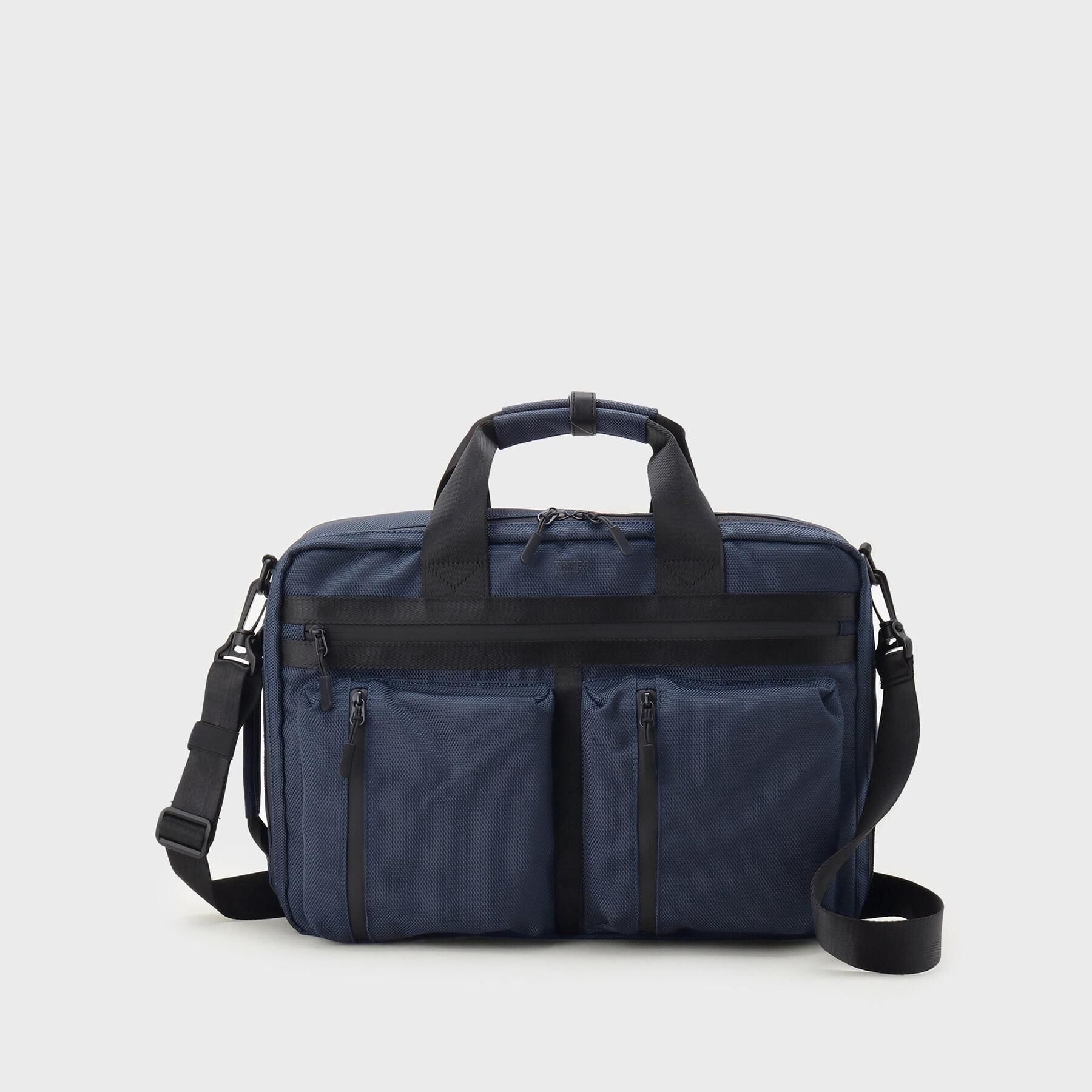 TAKEO KIKUCHI「【3WAY】ラージキャパシティ ブリーフバッグ」|ビジネスバッグ|ネイビー(094)