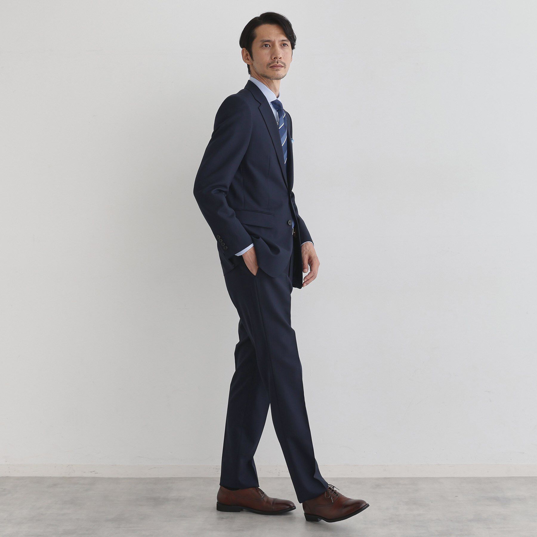 TAKEO KIKUCHI「シャドーオルタネートストライプ スーツ」|スーツ|