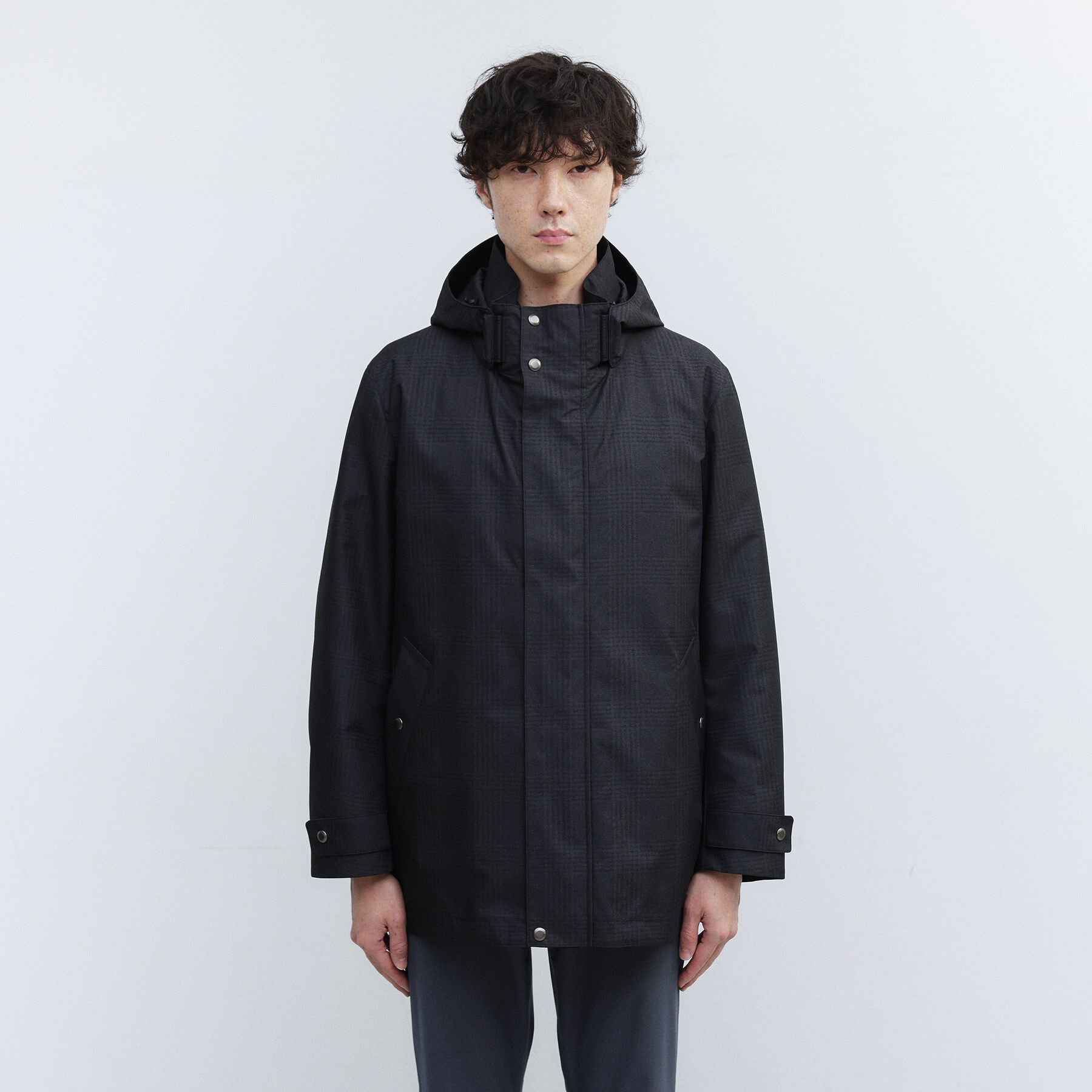 TAKEO KIKUCHI「【3WAY】グレンチェック ダウンライナー ブルゾン」|ブルゾン・スタジャン|