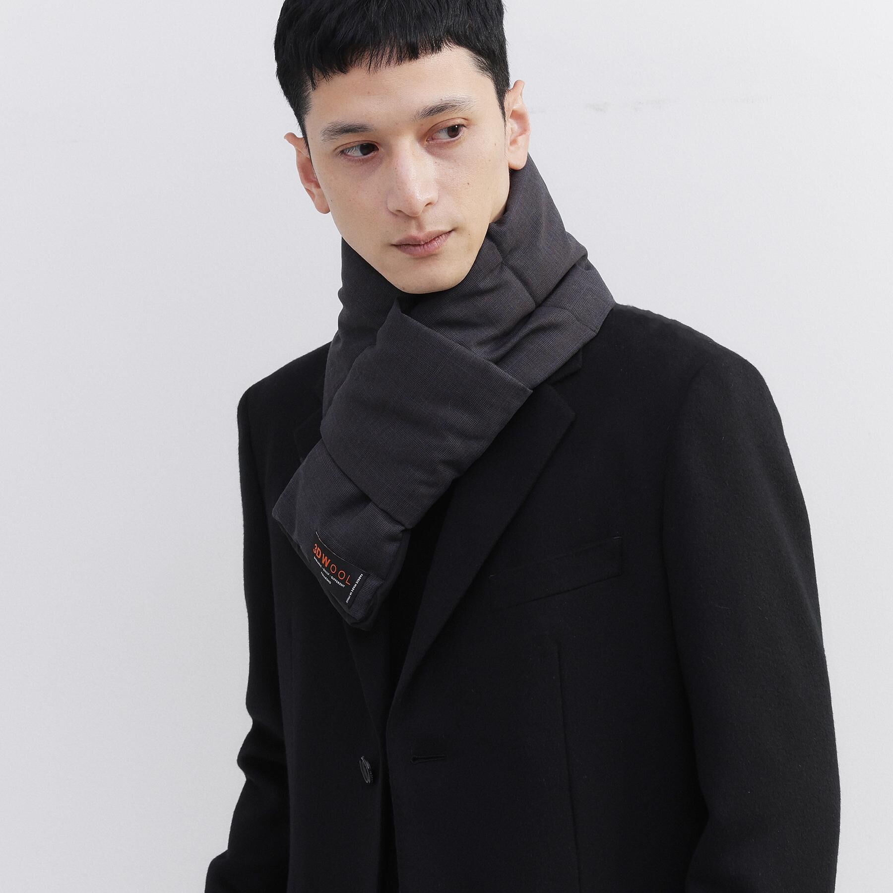 TAKEO KIKUCHI「インポートファブリック ダウンマフラー」|ストール|