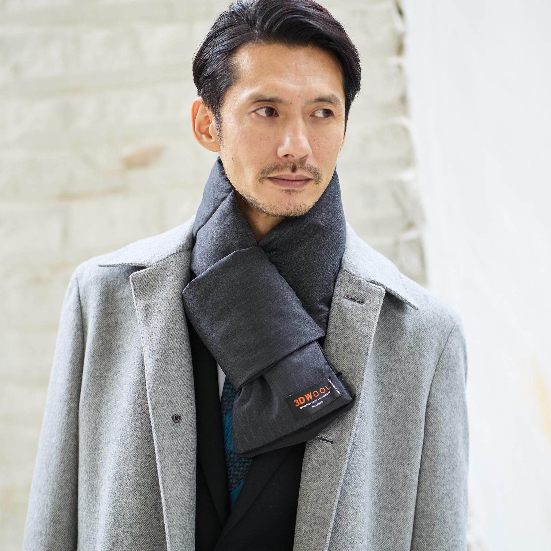 TAKEO KIKUCHI「インポートファブリック ダウンマフラー」|ストール|