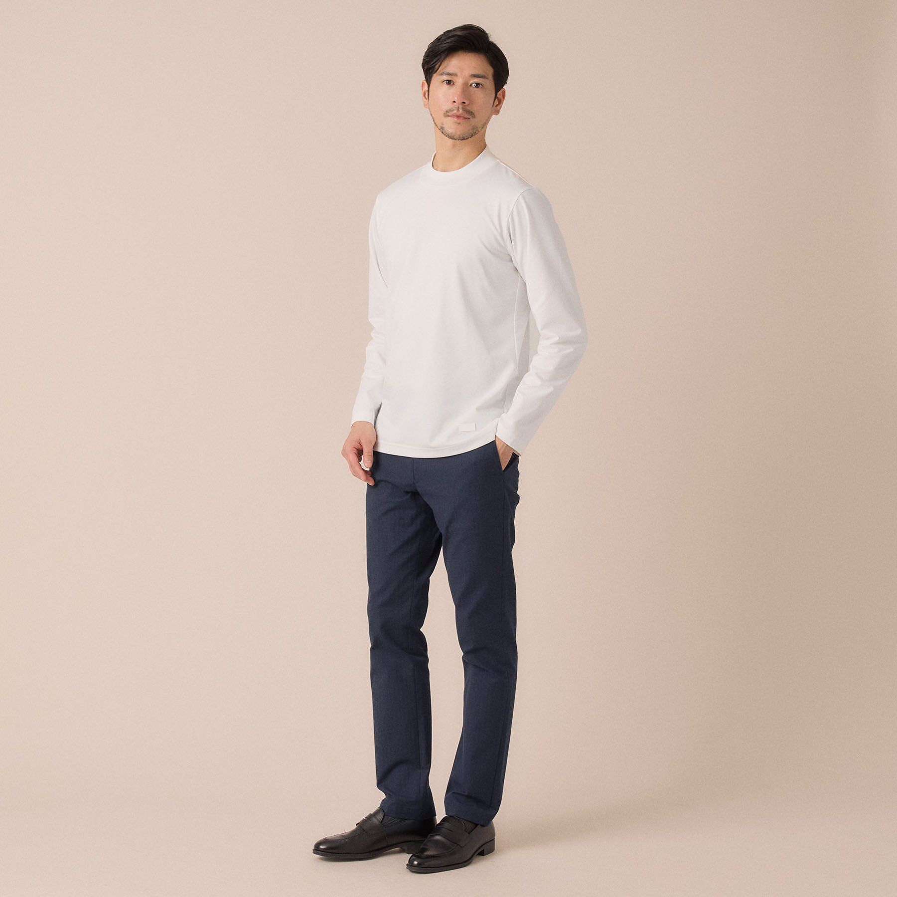 TAKEO KIKUCHI「ハイゲージ モクロディ モックネック」|Tシャツ・カットソー|