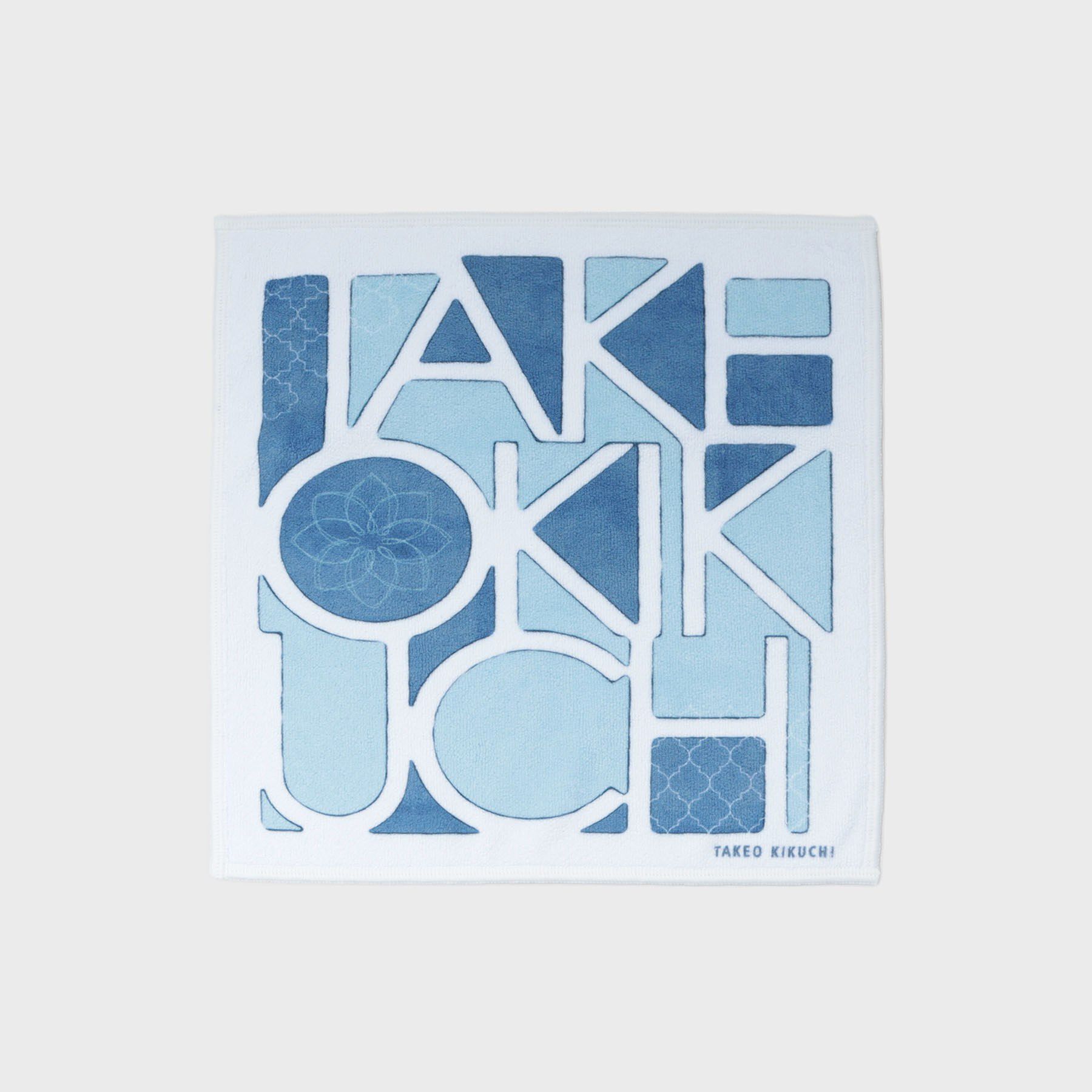 TAKEO KIKUCHI「タイル柄プリントフォンカチ」|ハンカチ|オフホワイト(003