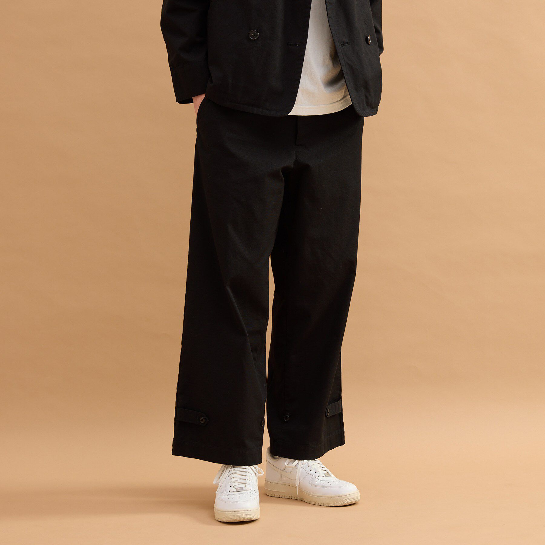 40CARATS&525「ミリタリークロスパンツ」|その他|ブラック(019)