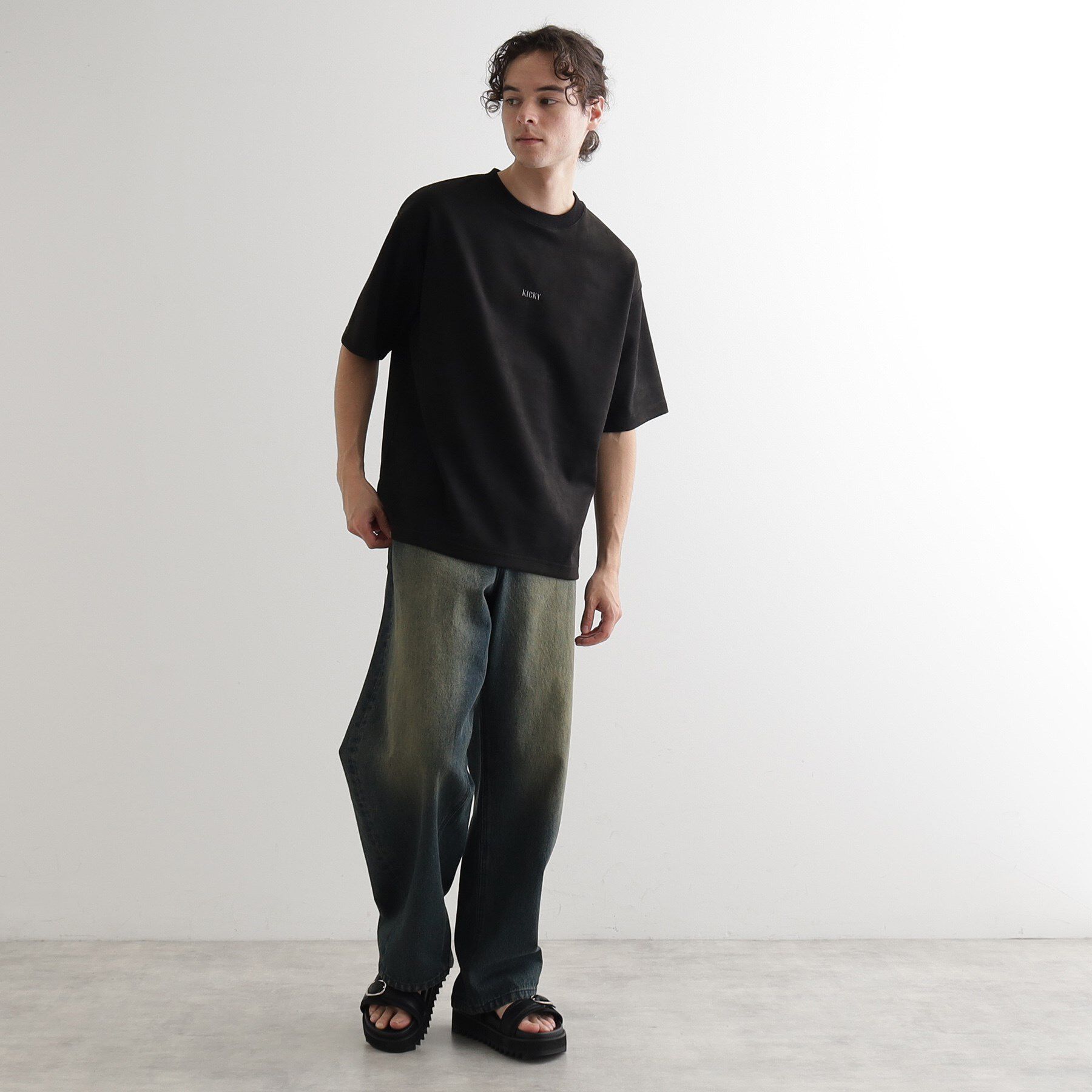 tk.TAKEO KIKUCHI「サマースウェード アブストカットソー」|Tシャツ・カットソー|