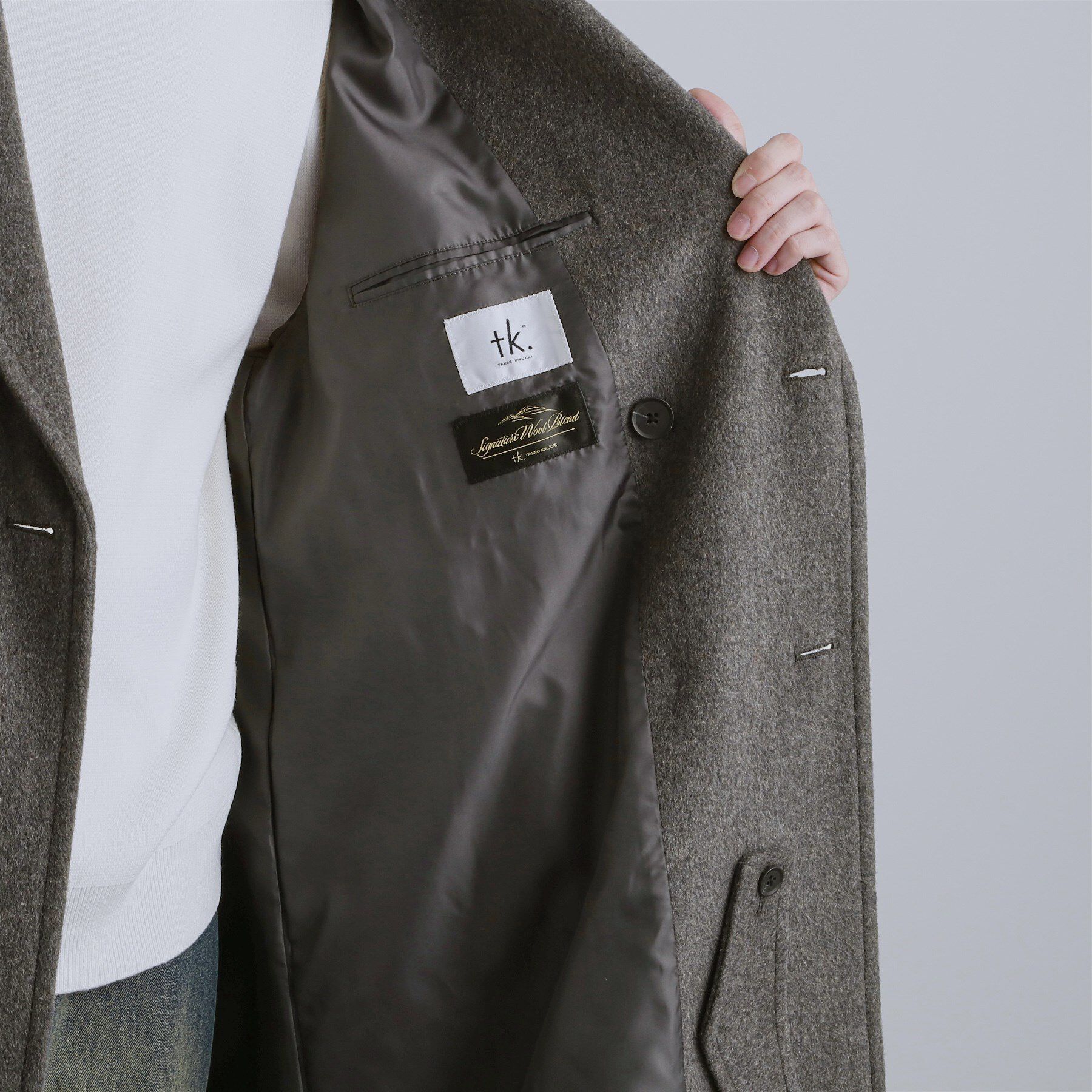 tk.TAKEO KIKUCHI「ダブルオーバーチェスターコート」|その他|