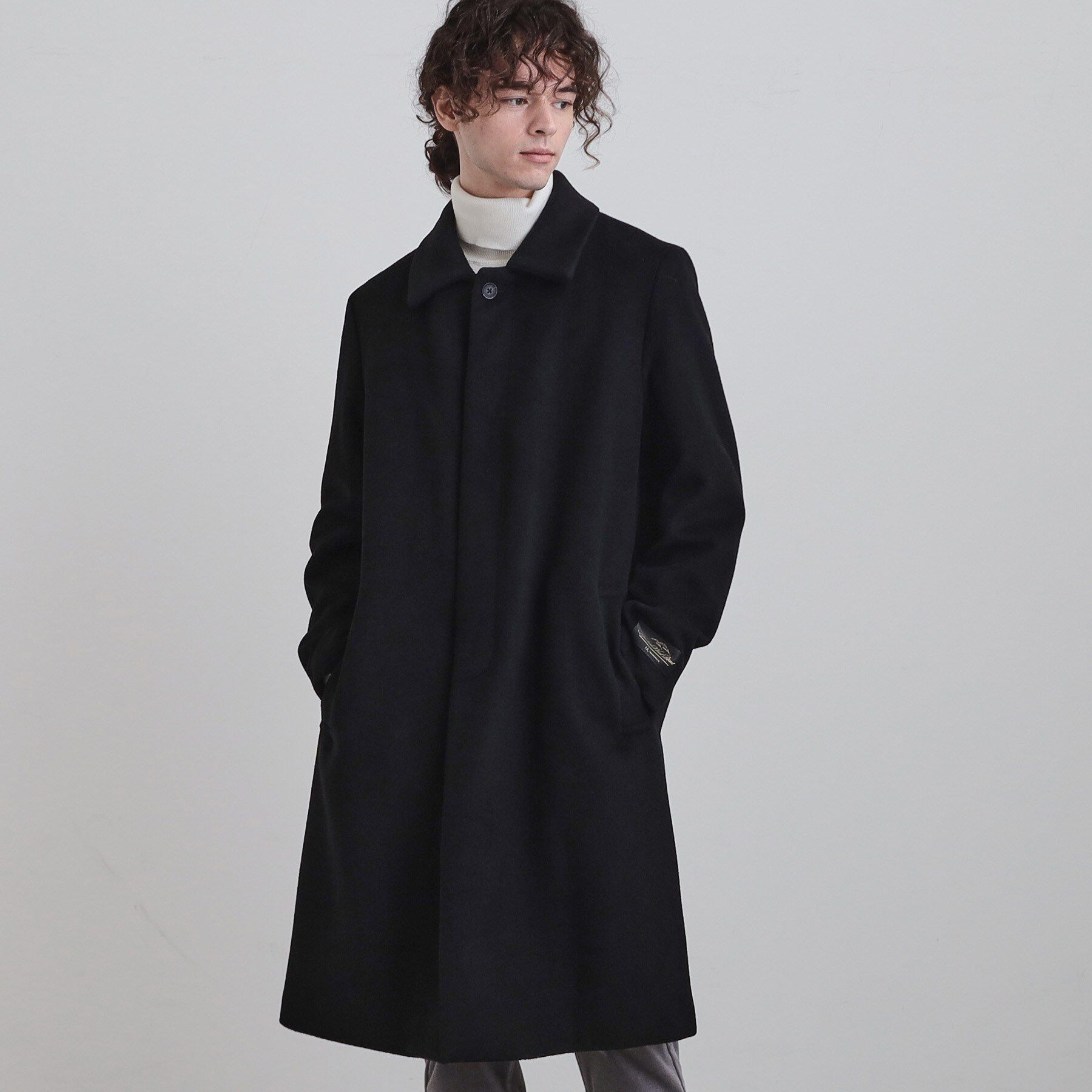 tk.TAKEO KIKUCHI「ステンカラーコート」|ステンカラーコート|ブラック(019)