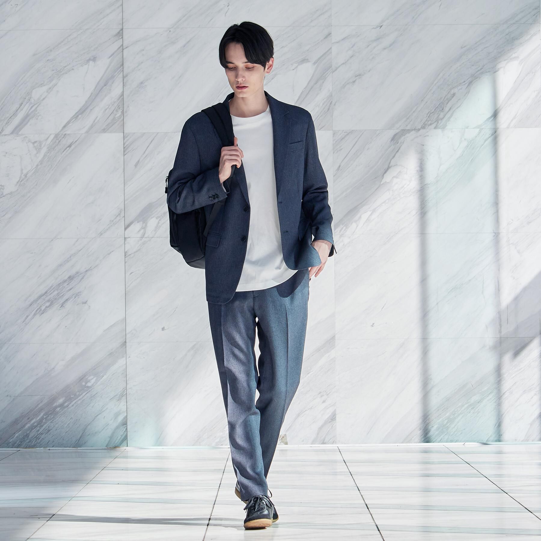 tk.TAKEO KIKUCHI「【セットアップ2点セット】PINHEADシングルセットアップ/ONOFF兼用/ストレッチ/洗える/イ」|スーツ|