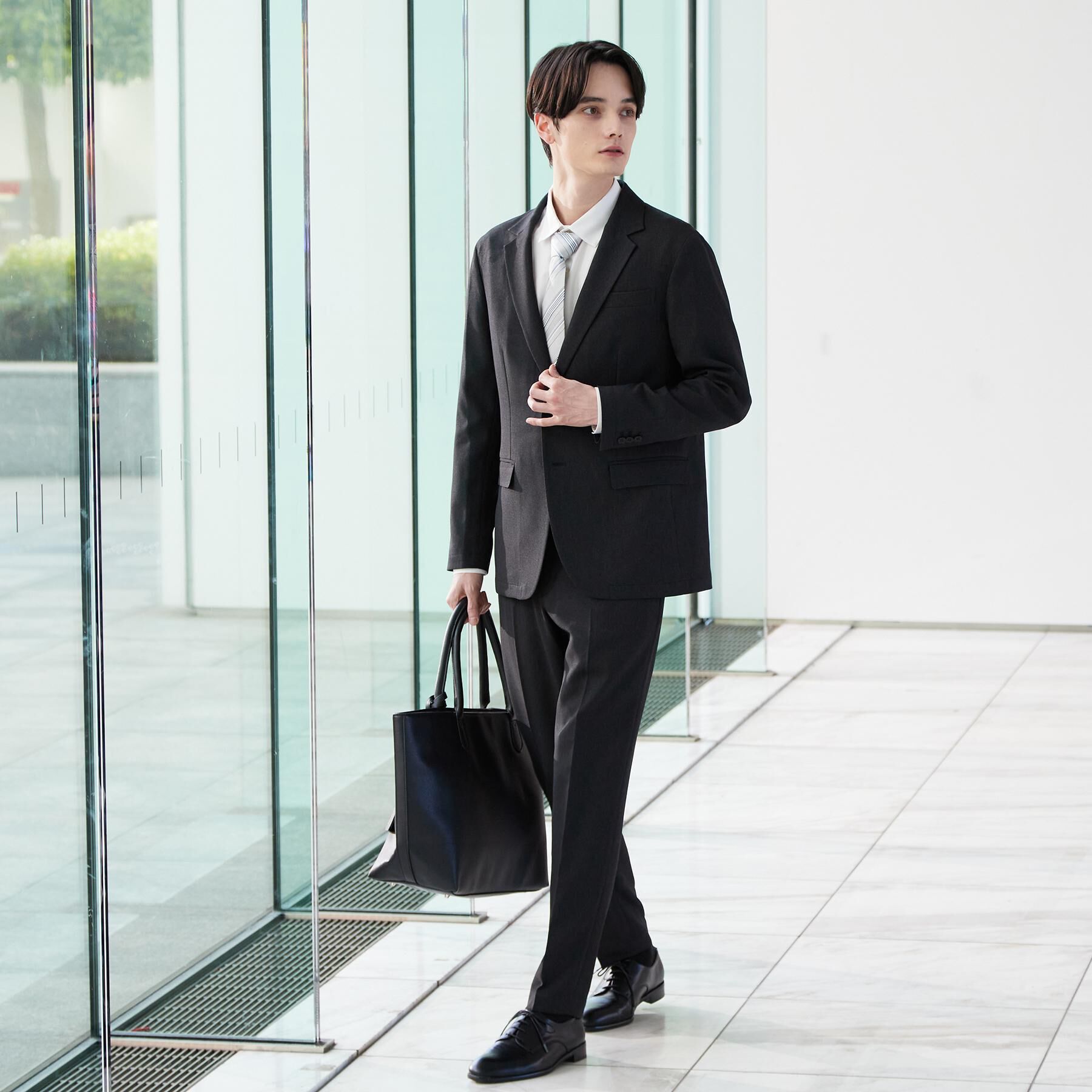 tk.TAKEO KIKUCHI「【セットアップ2点セット】PINHEADシングルセットアップ/ONOFF兼用/ストレッチ/洗える/イ」|スーツ|