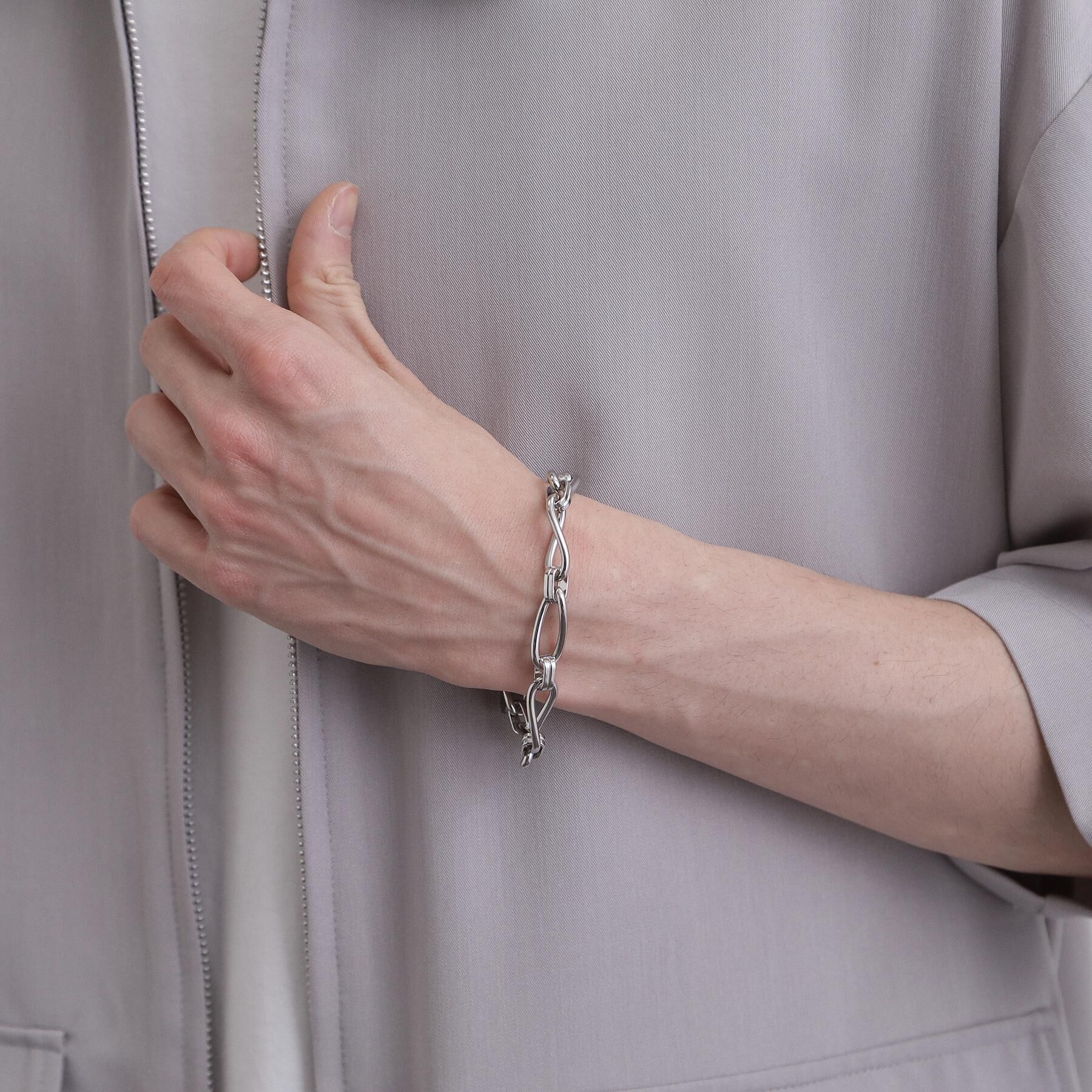 tk.TAKEO KIKUCHI「【ステンレス】ボールドアソートブレスレット」|ブレスレット・バングル|シルバー(006)