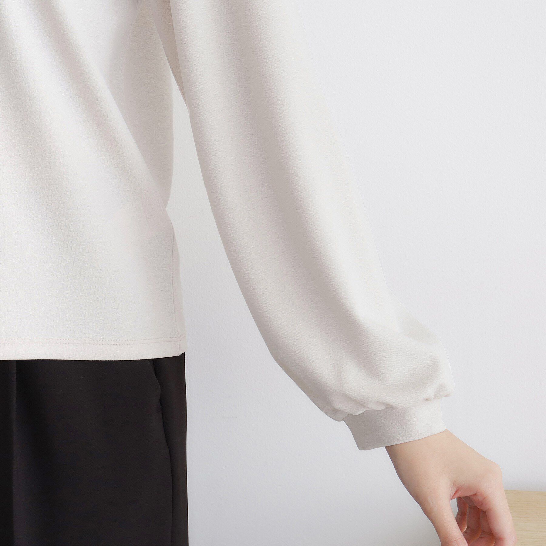 index「衿取り外し２WAY フラワーカラートップス【洗濯機洗い可/ストレッチ】」|シャツ・ブラウス|