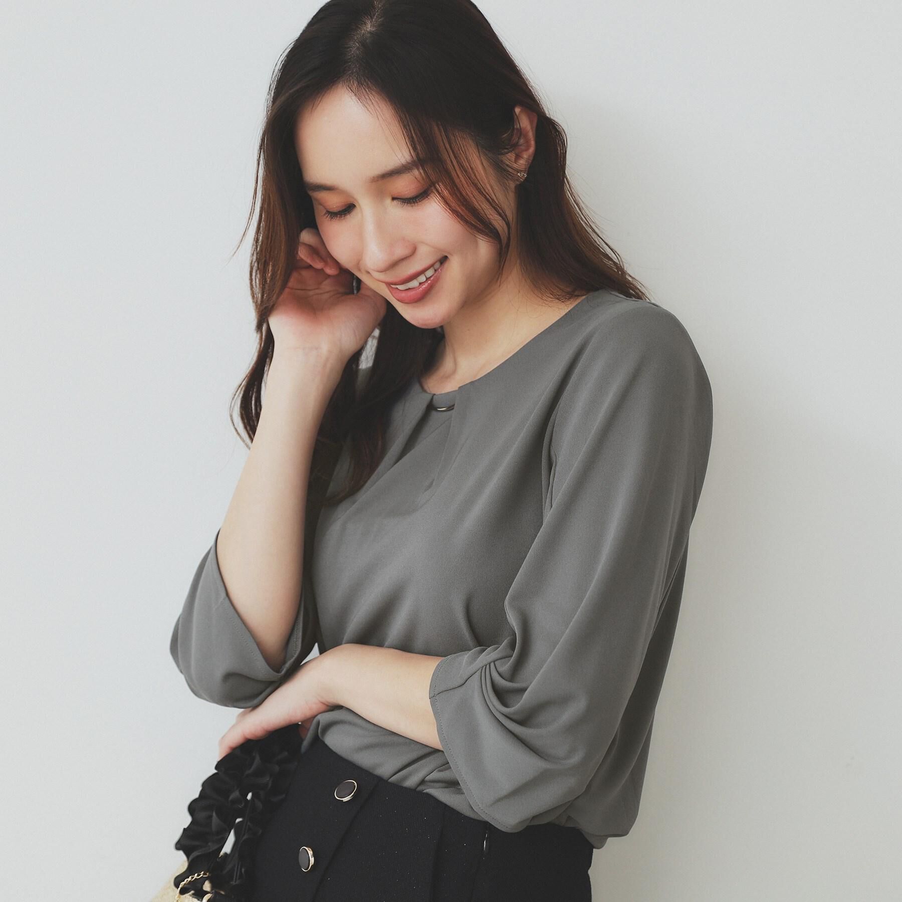 index「《5color》タックスリーブプルオーバー【UV/吸水速乾/接触冷感/洗濯機洗い可】」|Tシャツ・カットソー|