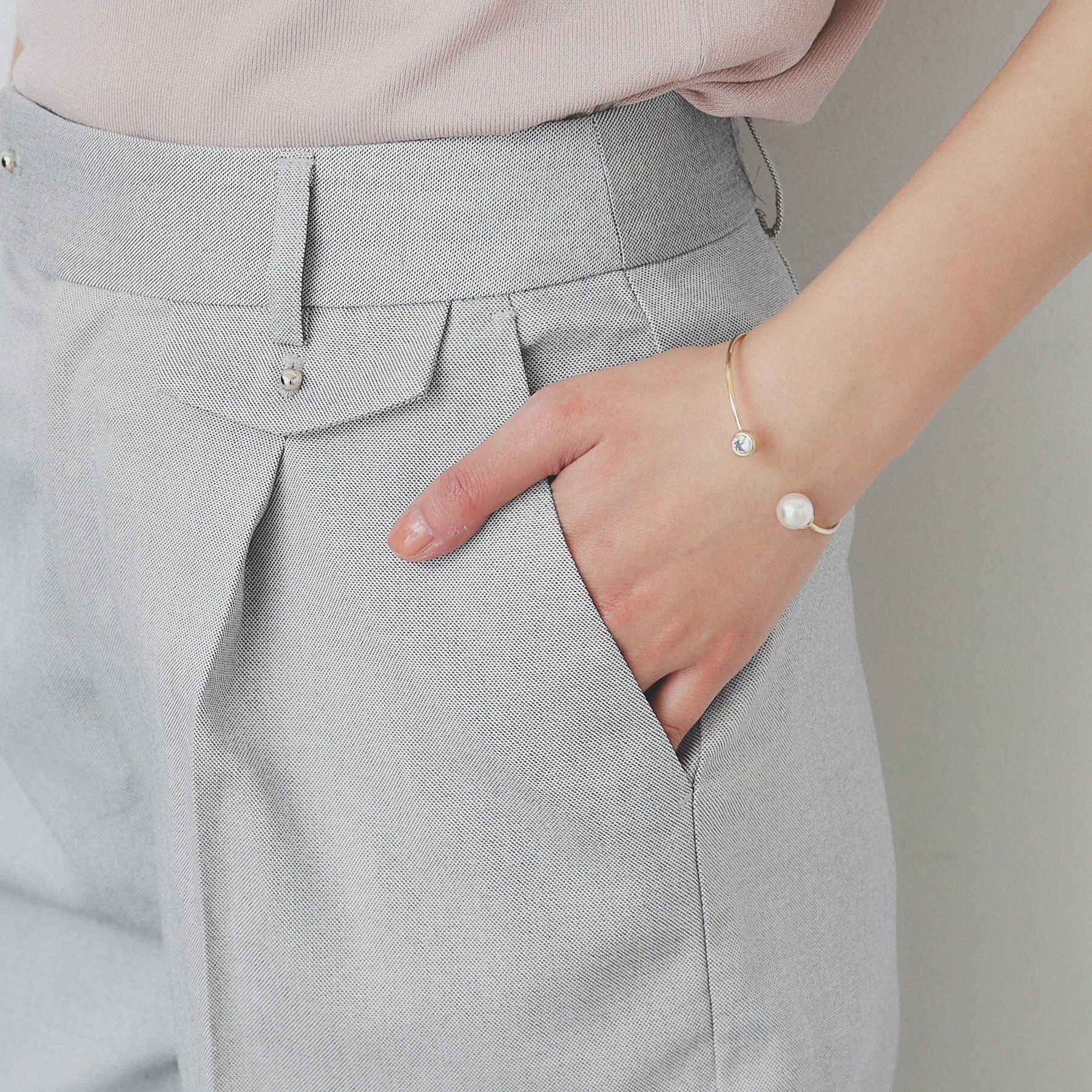 index「サイドフラップストレッチワイドパンツ【洗濯機洗い可／イージーケア】」|その他|