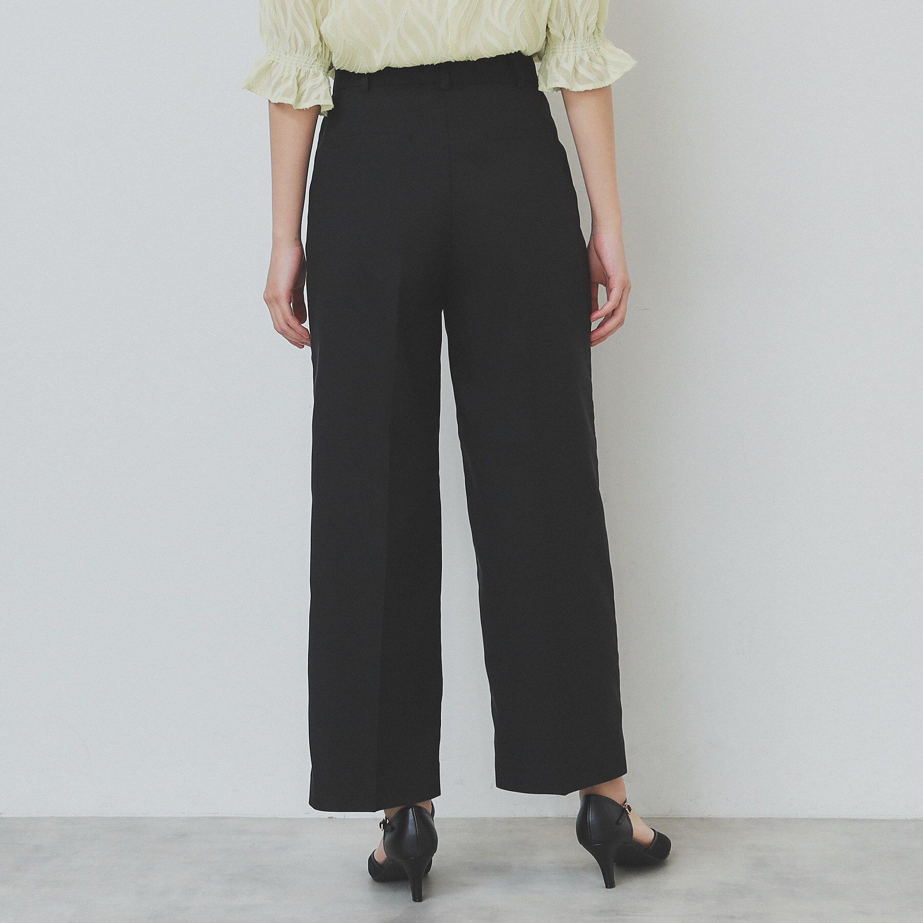 index「サイドフラップストレッチワイドパンツ【洗濯機洗い可／イージーケア】」|その他|