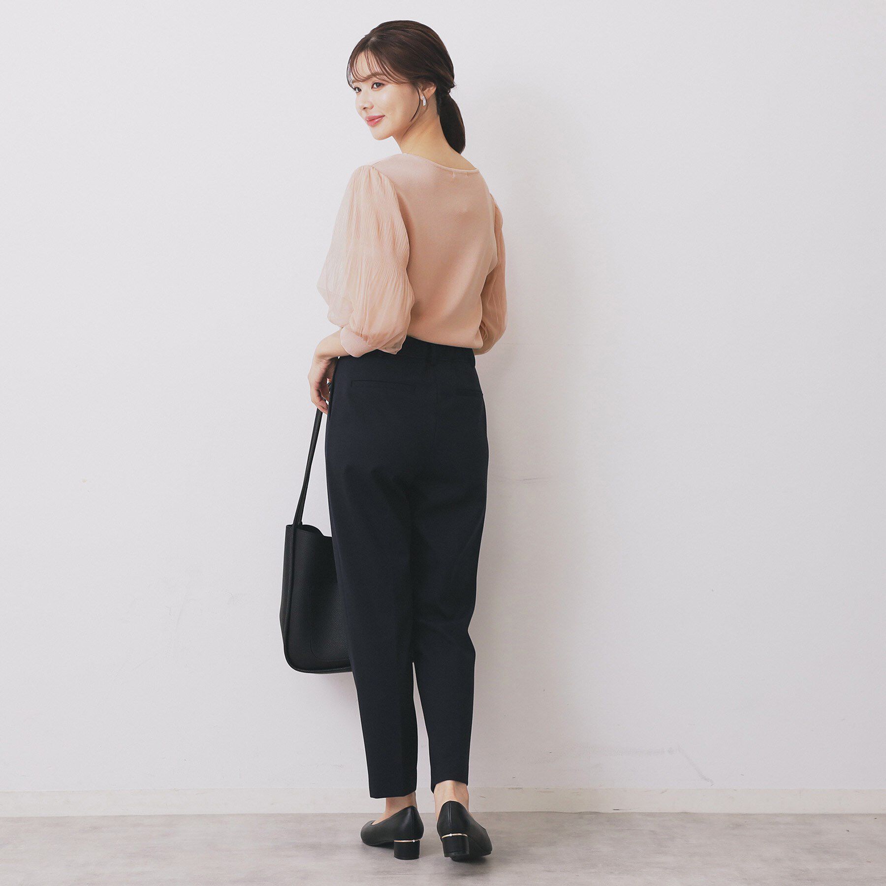 index「《5色展開》マジョリカプリーツスリーブニット【洗濯機洗い可】」|ニット・セーター|