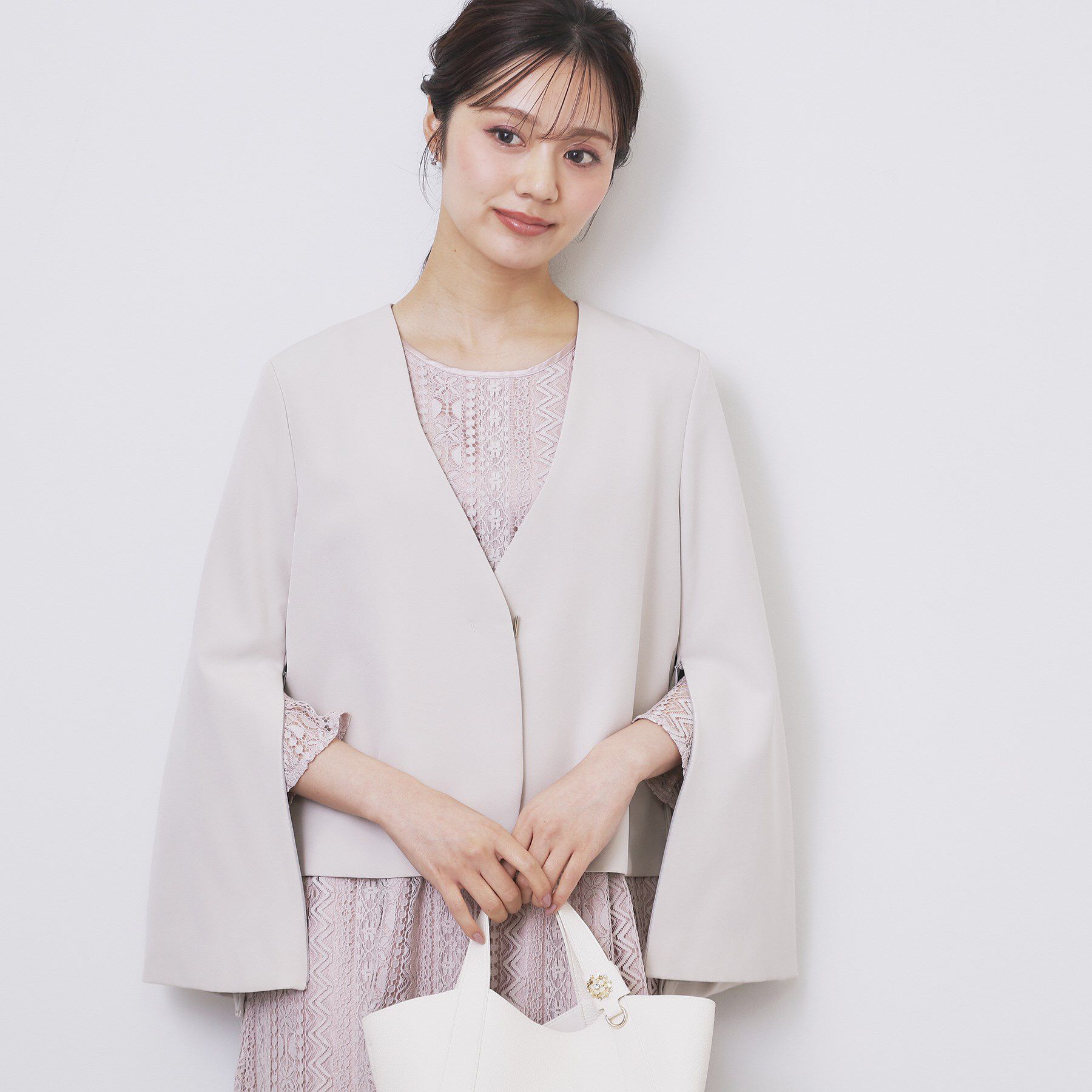 index「ノーカラージャケット【洗濯機OK】」|ノーカラージャケット|