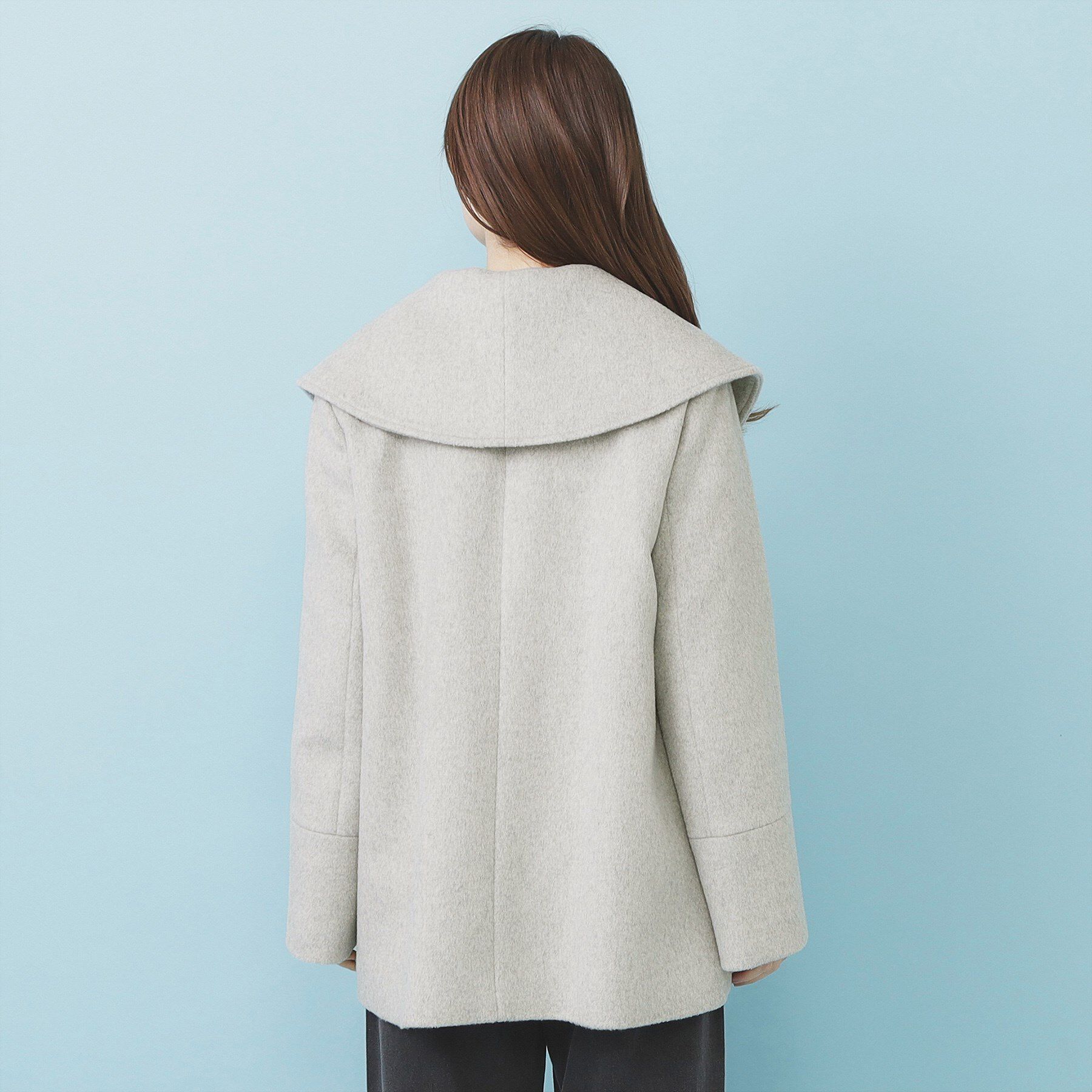 index「ベルト付ビッグカラーミドルコート」|チェスターコート|