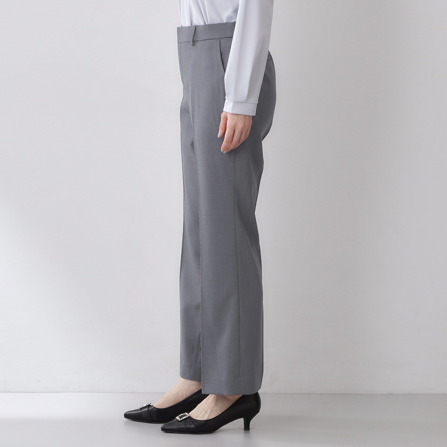 index「ストレッチスリムフレアパンツ【洗濯機OK】」|その他|