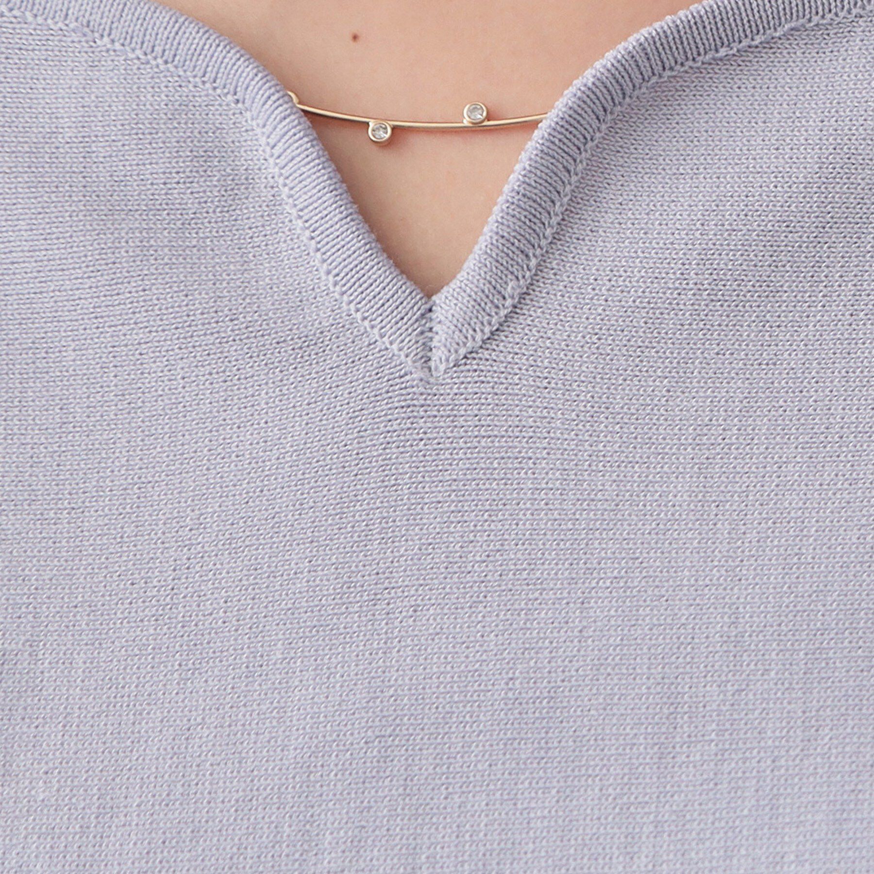 index「フロントパーツ付きドルマンスリーブニット【洗濯機OK/抗ピル】《7col》」|ニット・セーター|