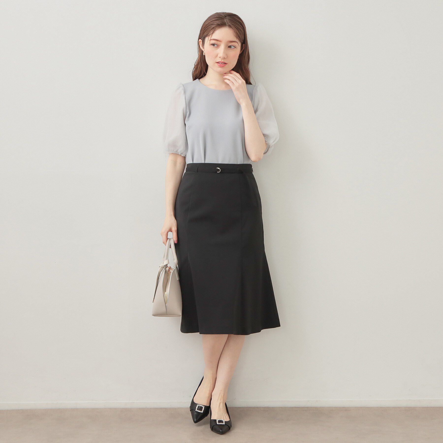 index「セットアップ対応 マーメイドフレアスカート【洗濯機OK・イージーアイロン】」|スカート|