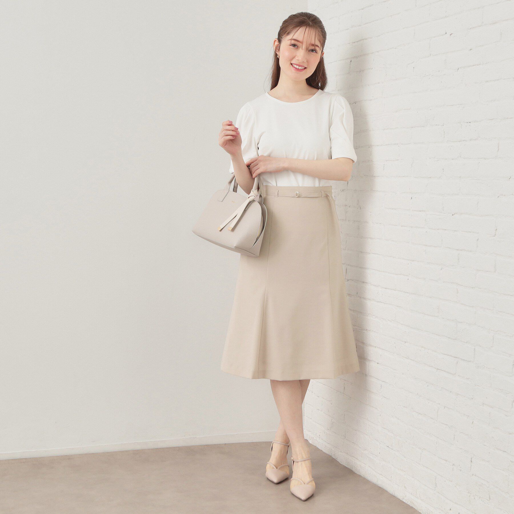 index「セットアップ対応 マーメイドフレアスカート【洗濯機OK・イージーアイロン】」|スカート|