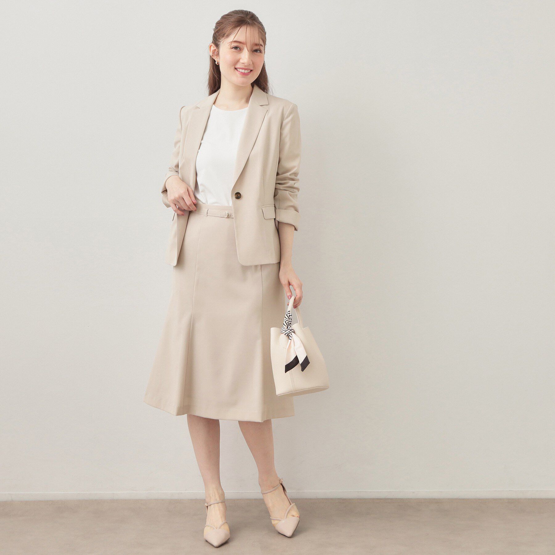 index「セットアップ対応 マーメイドフレアスカート【洗濯機OK・イージーアイロン】」|スカート|