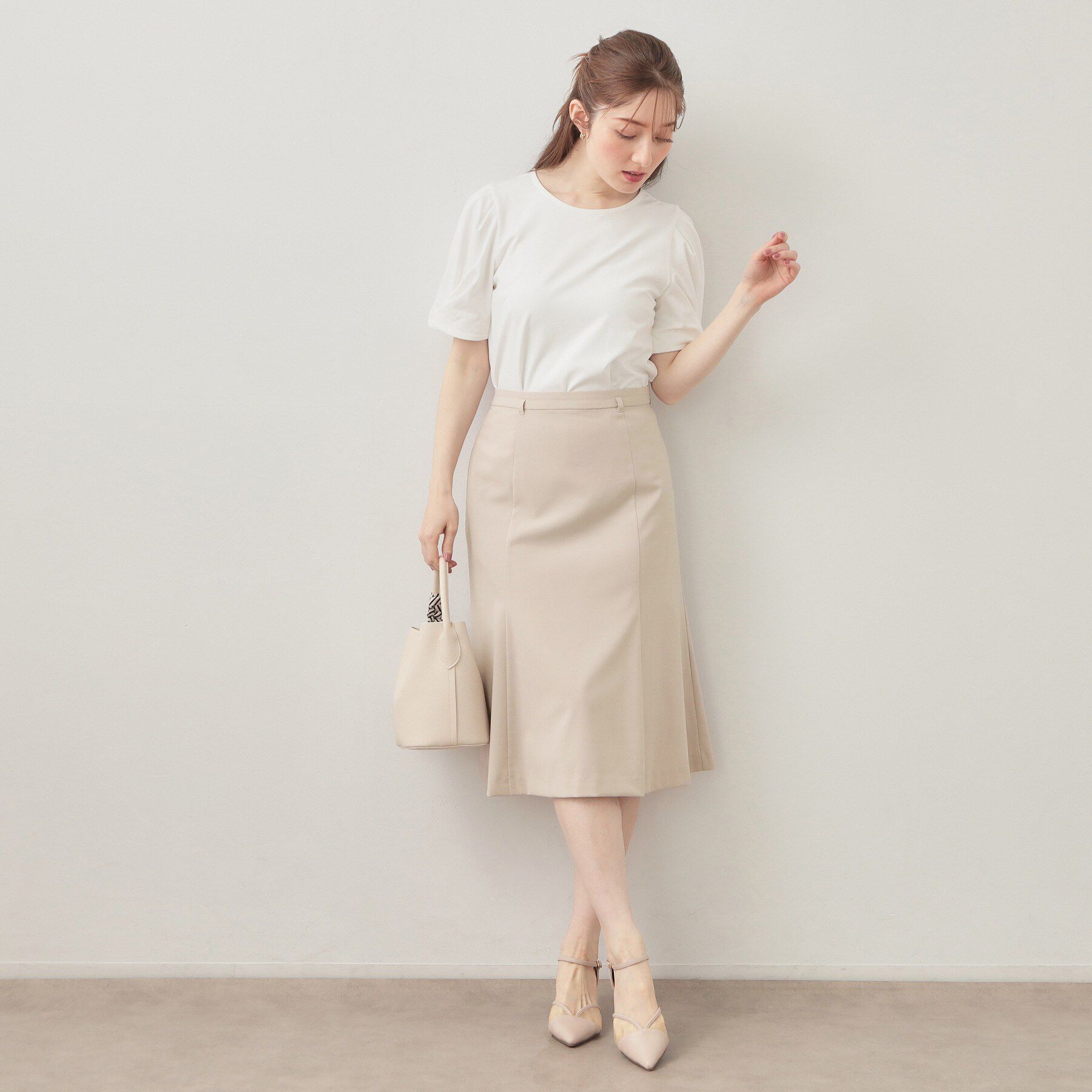 index「セットアップ対応 マーメイドフレアスカート【洗濯機OK・イージーアイロン】」|スカート|