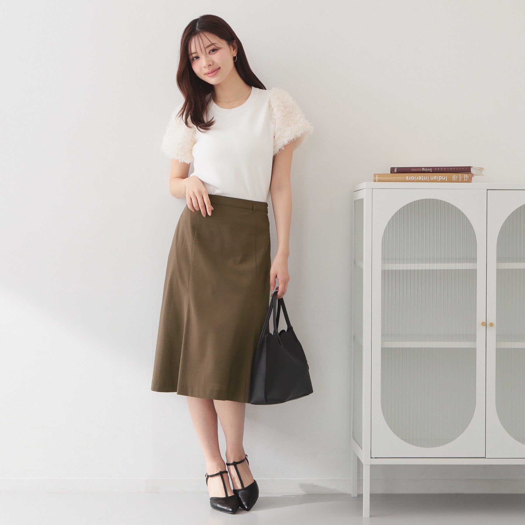 index「セットアップ対応 マーメイドフレアスカート【洗濯機OK・イージーアイロン】」|スカート|