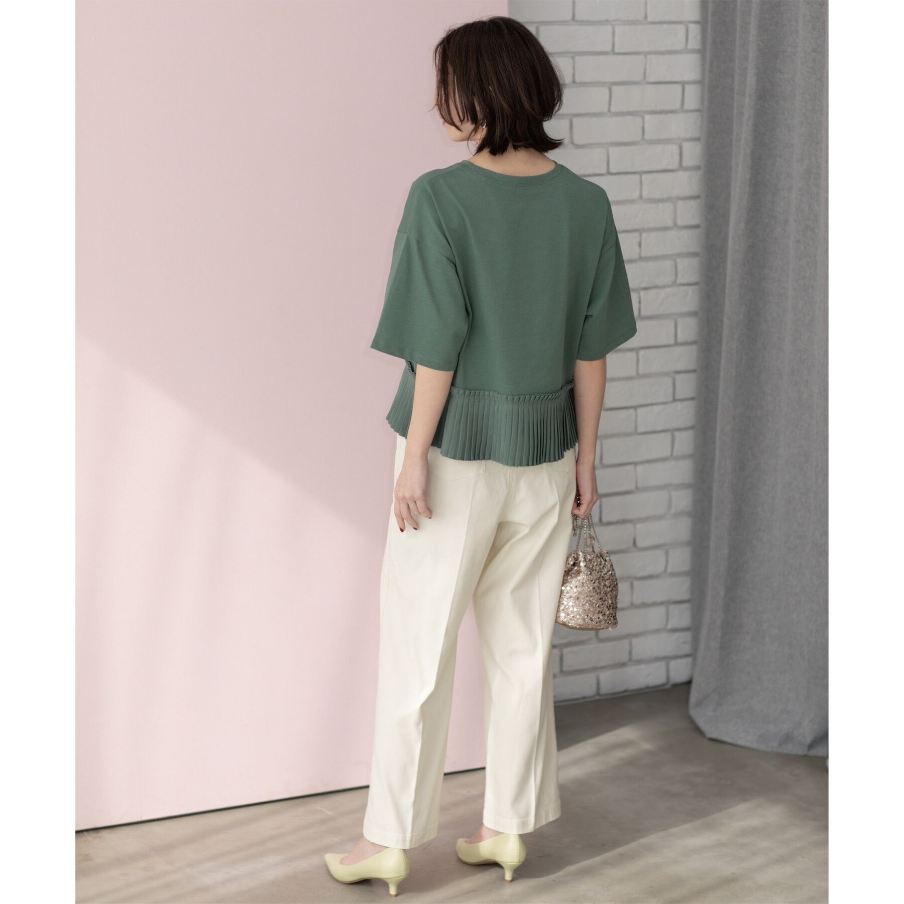 OPAQUE.CLIP「《S-LLサイズ》ストレッチベイカーワイドパンツ【洗濯機洗い可】」|その他|