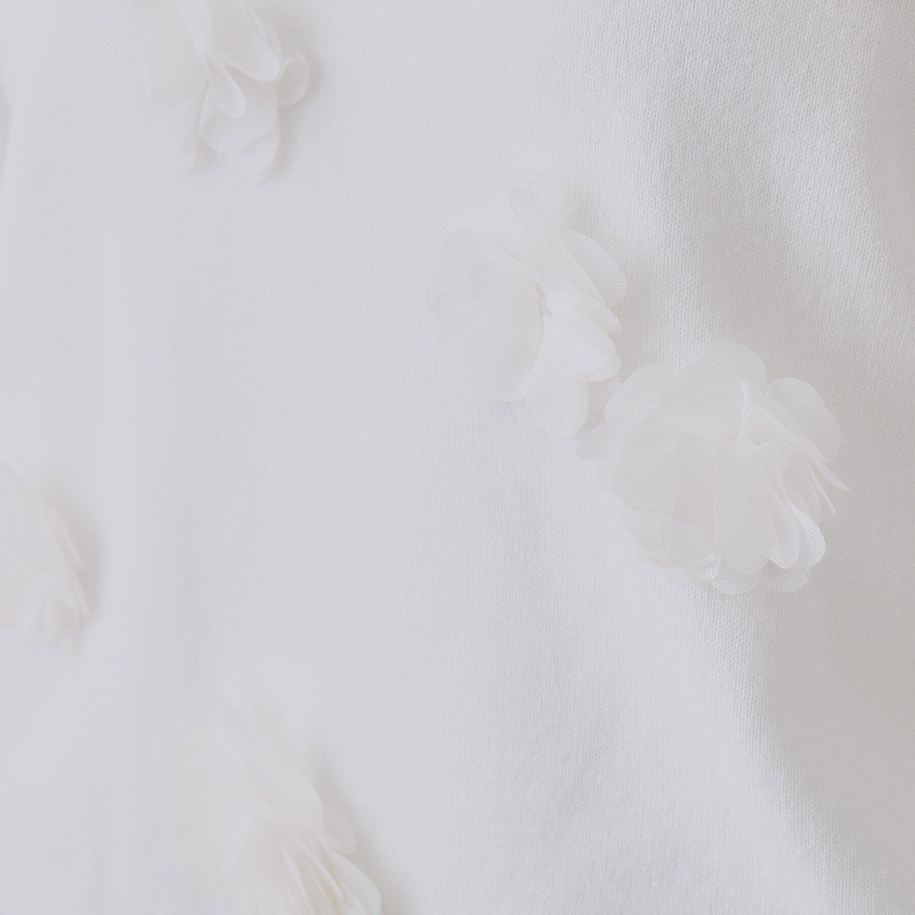 OPAQUE.CLIP「フラワーモチーフニット【洗濯機洗い可】」|ニット・セーター|