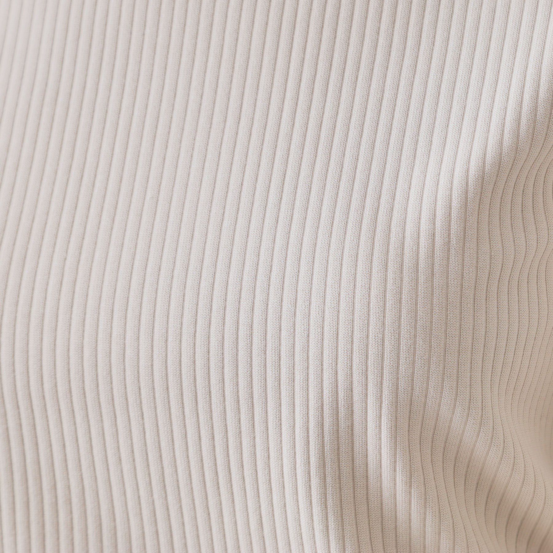 OPAQUE.CLIP「ボートネックリブカットソー【洗濯機洗い可】」|Tシャツ・カットソー|